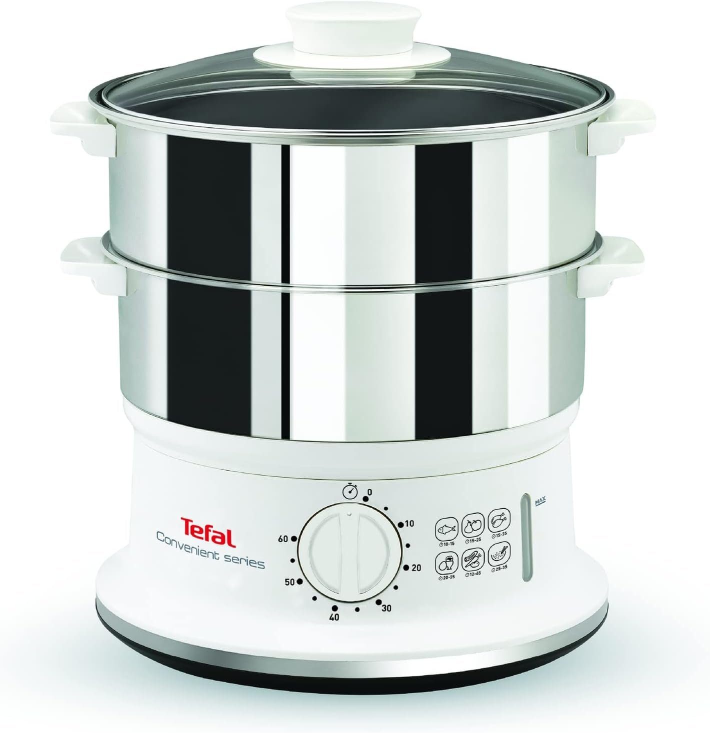 Tefal Dampfgarer VC1451 Convenient Series, 900,00 W, Abschaltautomatik