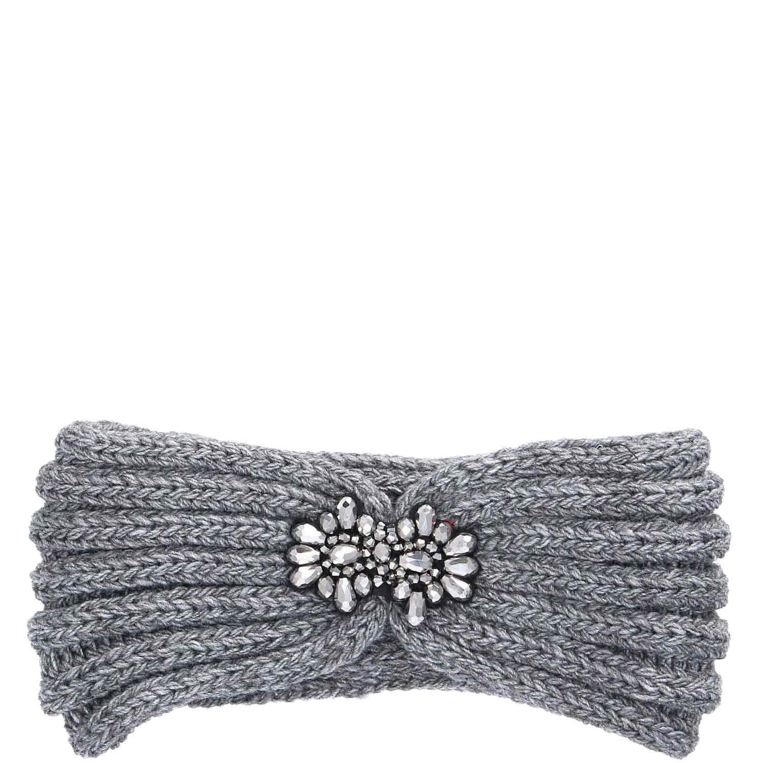 Antonio Strickmütze Antonio Strick Stirnband hellgrau (1-St) günstig online kaufen