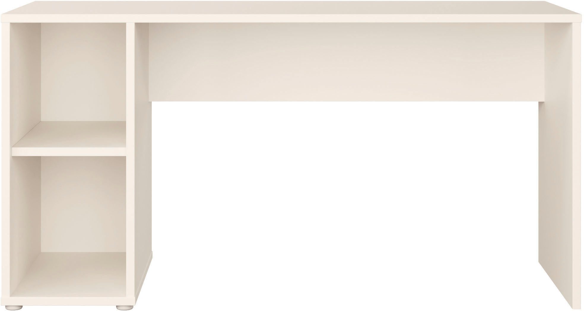 FORTE Schreibtisch Alice Springs, Schreibtisch mit 2 offenen Fächern, zeitlos, B/H/T 150/76,7/60 cm offene Fächer