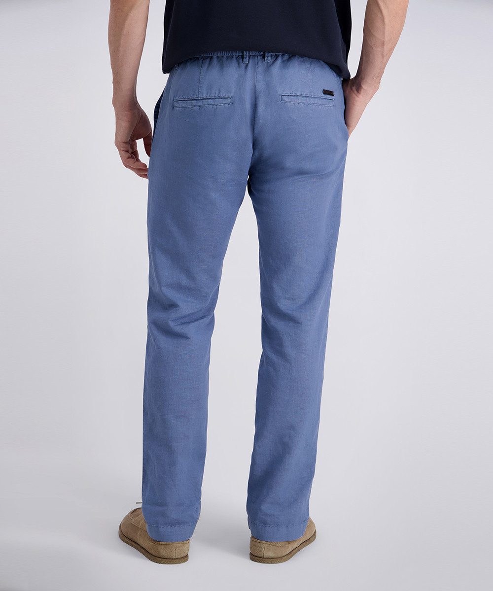 Pierre Cardin Leinenhose Chino Clemont Leinen Mix mit elastischem Bund und Kordelzug