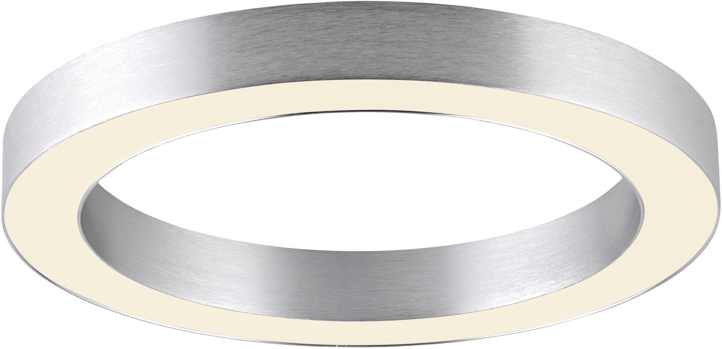 Neuhaus PURE LED Deckenleuchte PURE Lines Round, CCT - über Fernbedienung, LED fest integriert, warmweiß - kaltweiß, Stufenlos dimmbar über Fernbedienung, CCT