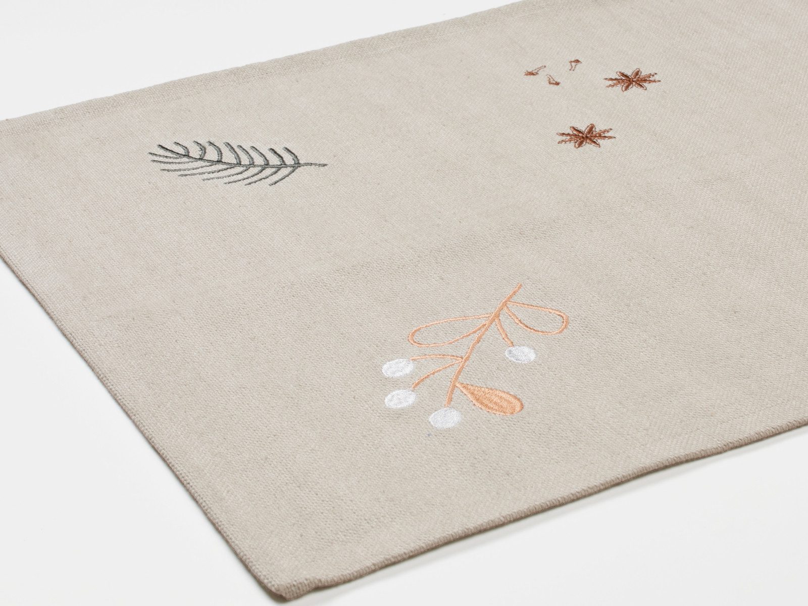 Broste Copenhagen Tischläufer Fryd Tischläufer beige 140x40cm