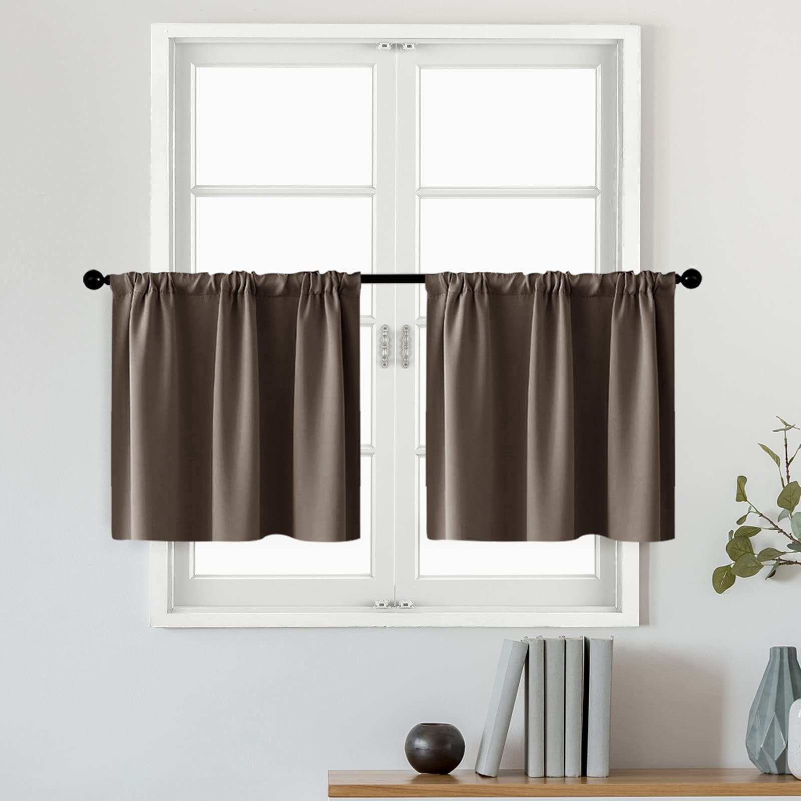 BYSURE Scheibengardine, Stangendurchzug (2 St), verdunkelnd, günstig online kaufen