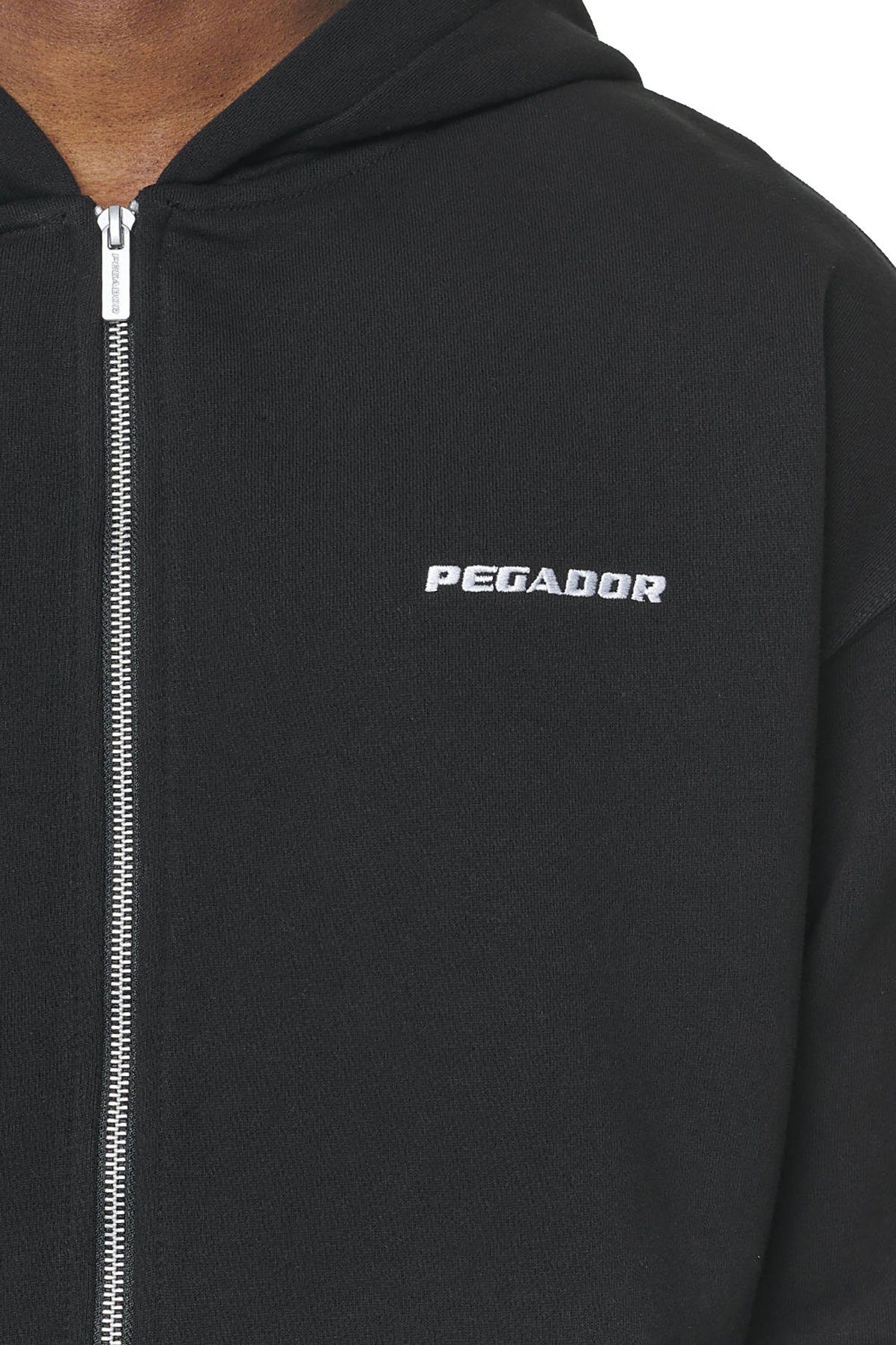 Sweatjacke Pegador Oversized kein Set) Logo (1-tlg.,