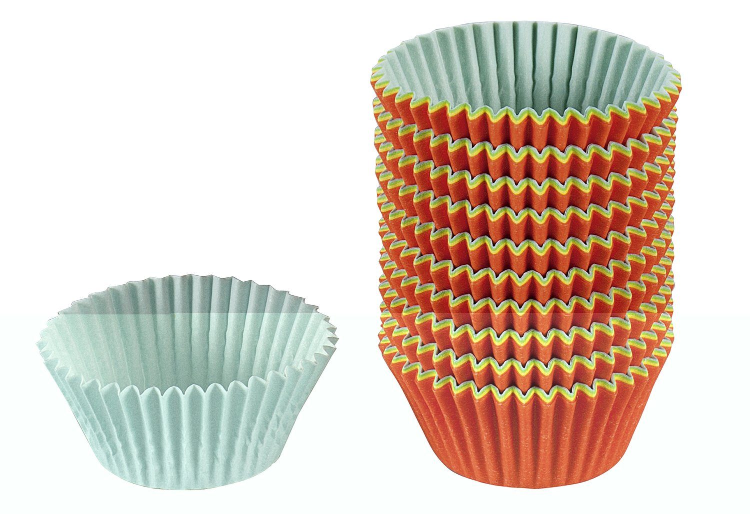 Kaiser Backformen Muffinform KAISER Minipapier-Backförmchen 150 Stück bunt 4,5cm, 7cm