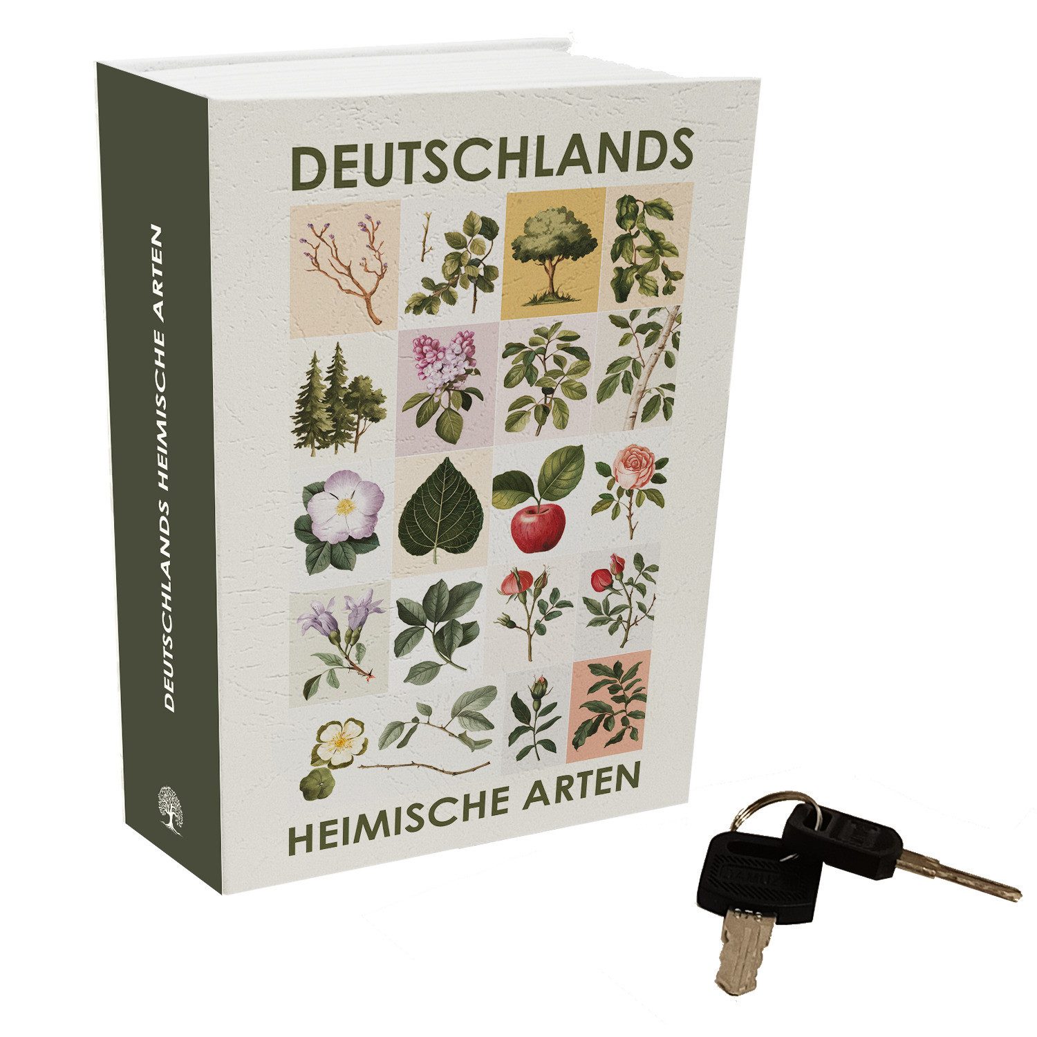 speecheese Buchtresor Pflanzenbuch Booksafe - Deutschlands heimische Arten