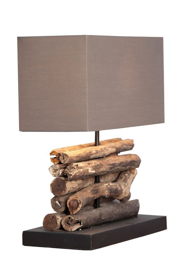 Levandeo® Nachttischlampe, Lampe Tischlampe aus Holz günstig online kaufen