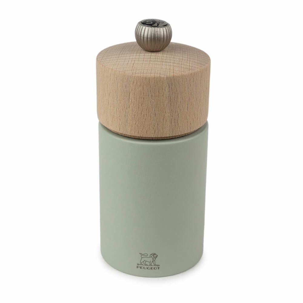 PEUGEOT Salzmühle BOREAL 12cm Zirkonia-Mahlwerk Buchenholz Salbeigrün Manuell