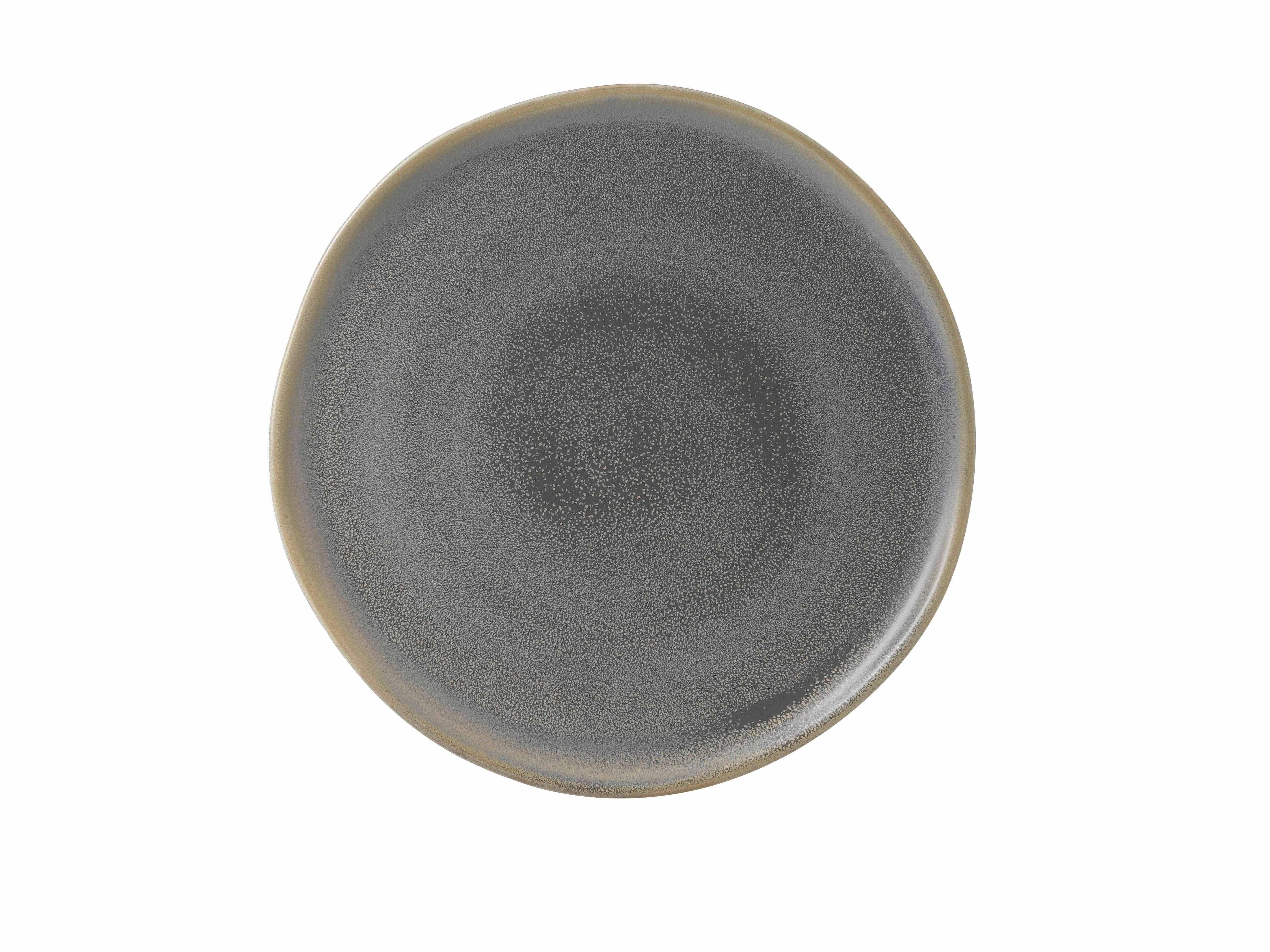 Dudson Teller-Set Dudson Evo Granite Flache Runde Granit Teller 31,8 cm, 4 Stück, Porzellan