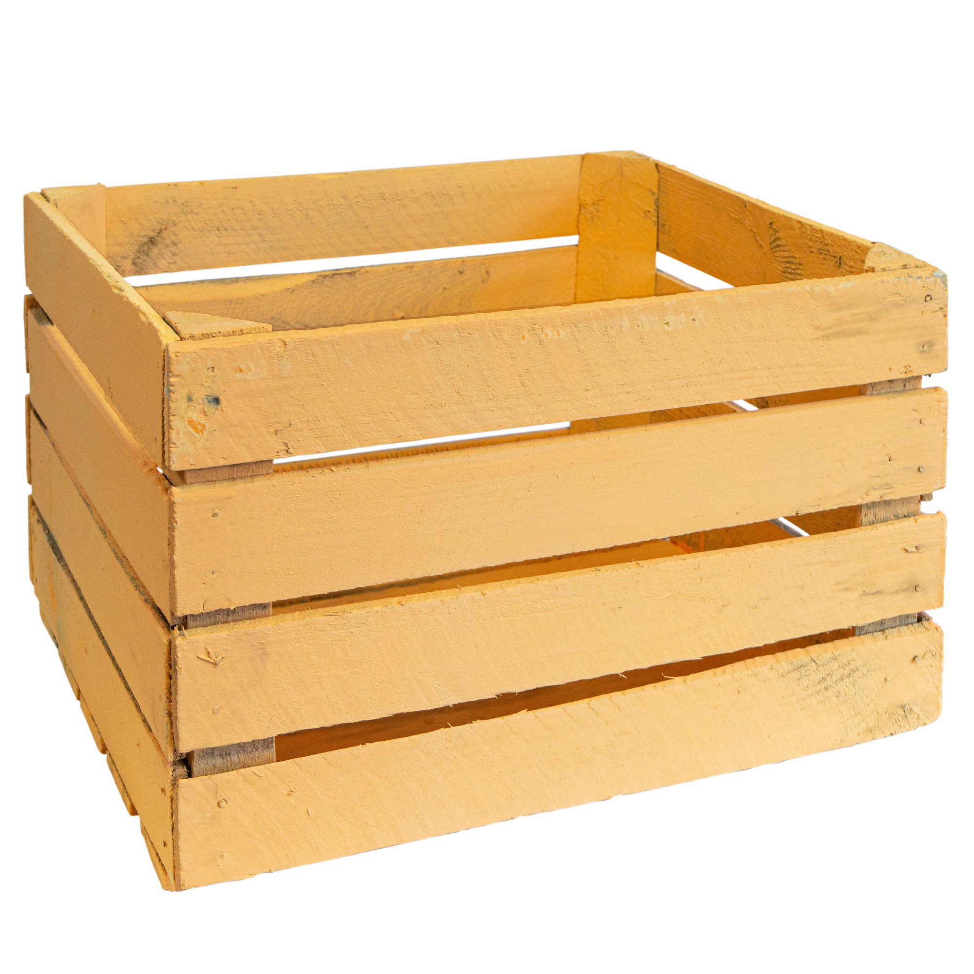 Allzweckkiste Obstkiste "Johanna" - gebraucht- Orange (Spar-Set)