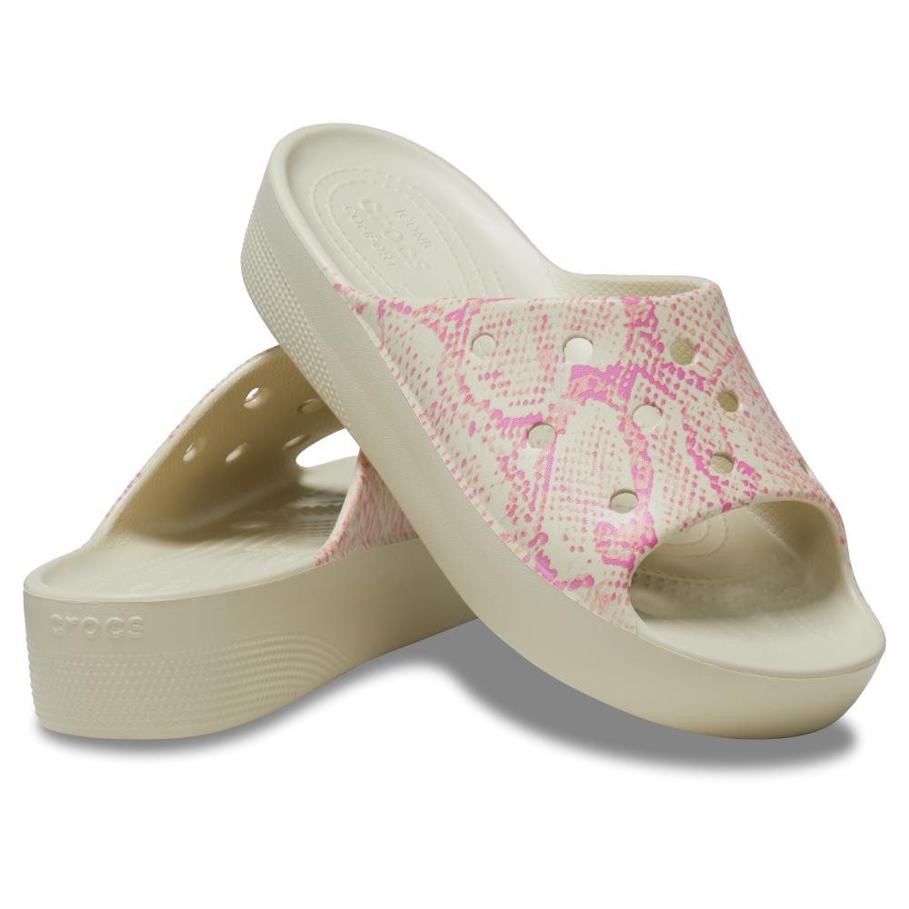 Crocs Crocs Women’s Classic Snake Print Slide Clog – Bild 3 von 5