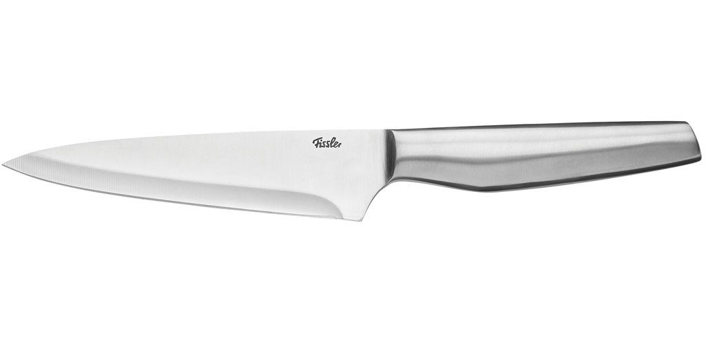 Fissler Universalküchenmesser Essential, handlich, Halbkropf, gerade Schneide, gewichteter Griff