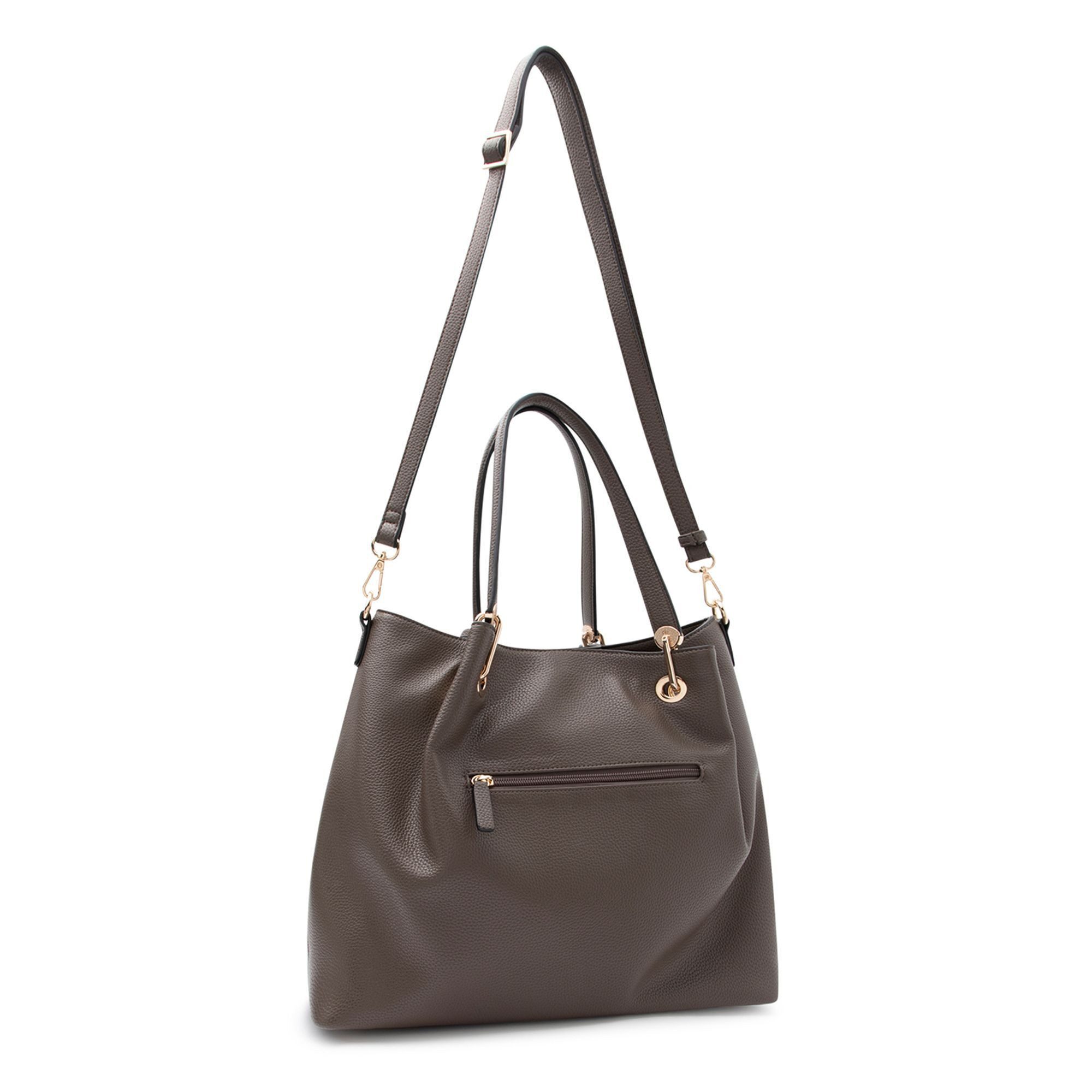 L. CREDI Schultertasche Ebony, Kunstleder günstig online kaufen