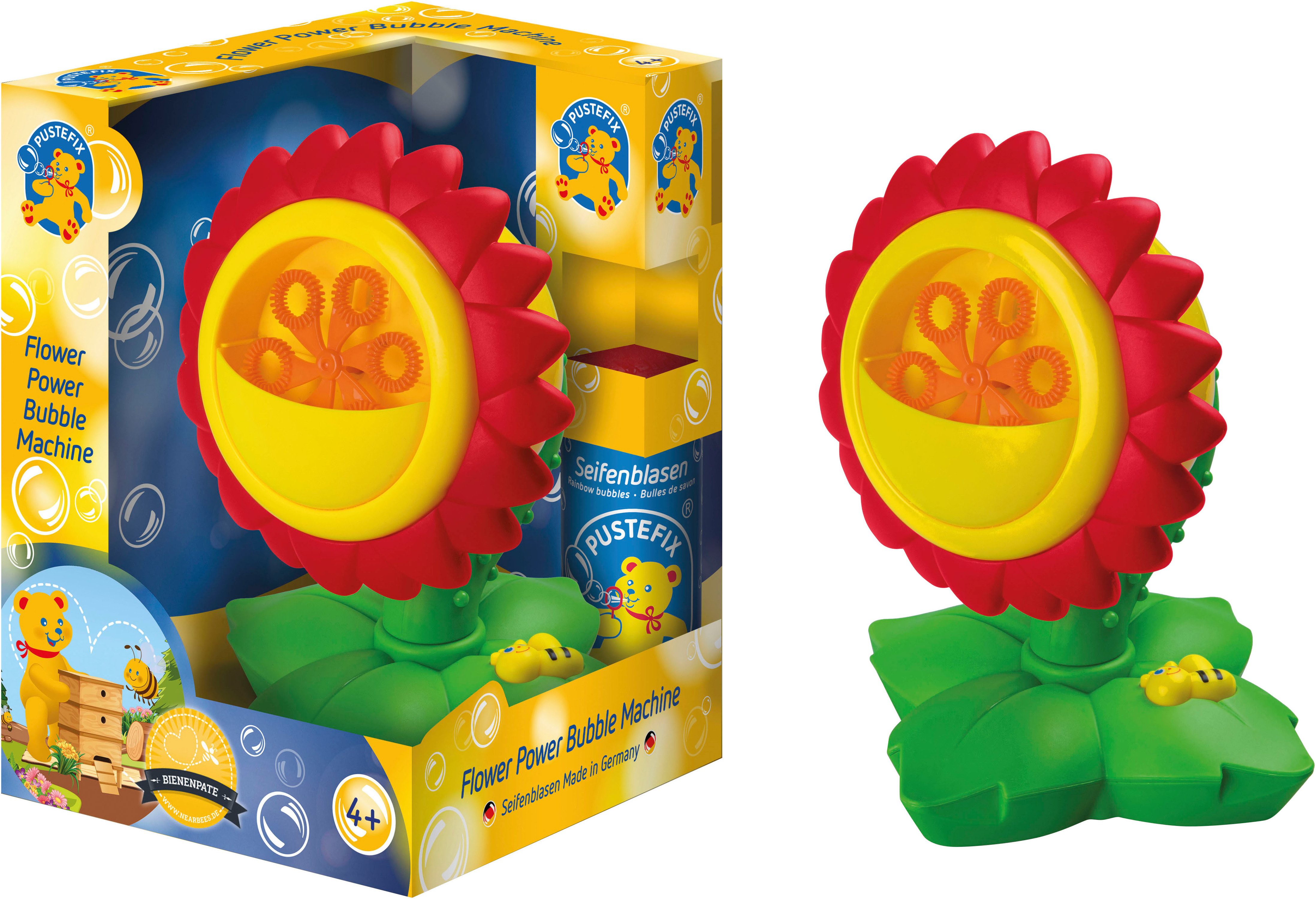 PUSTEFIX Seifenblasen Kanone Seifenblasen-Maschine - Sonnenblume