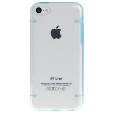 König Design Handyhülle Apple iPhone 5c, Apple iPhone 5c Handyhülle Backcover Blau