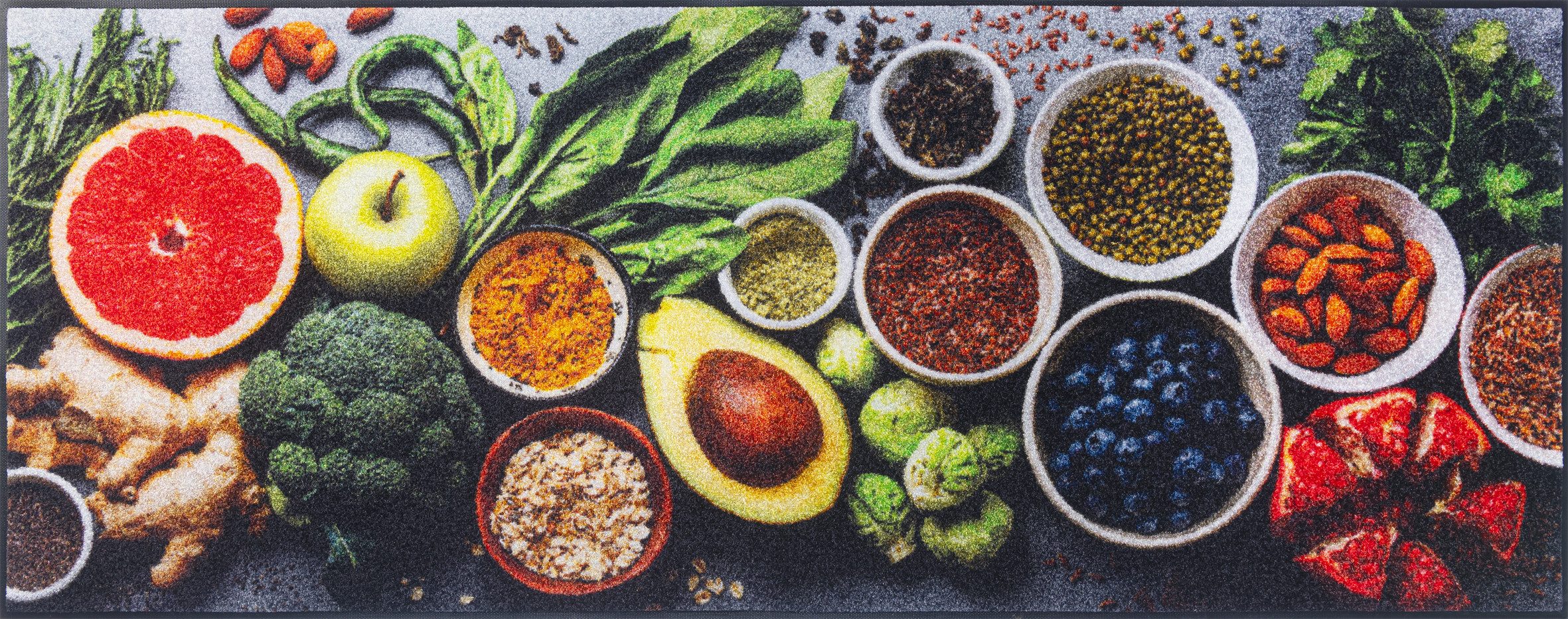 wash+dry by Kleen-Tex Teppich Food Selection, rechteckig, Höhe: 7 mm günstig online kaufen