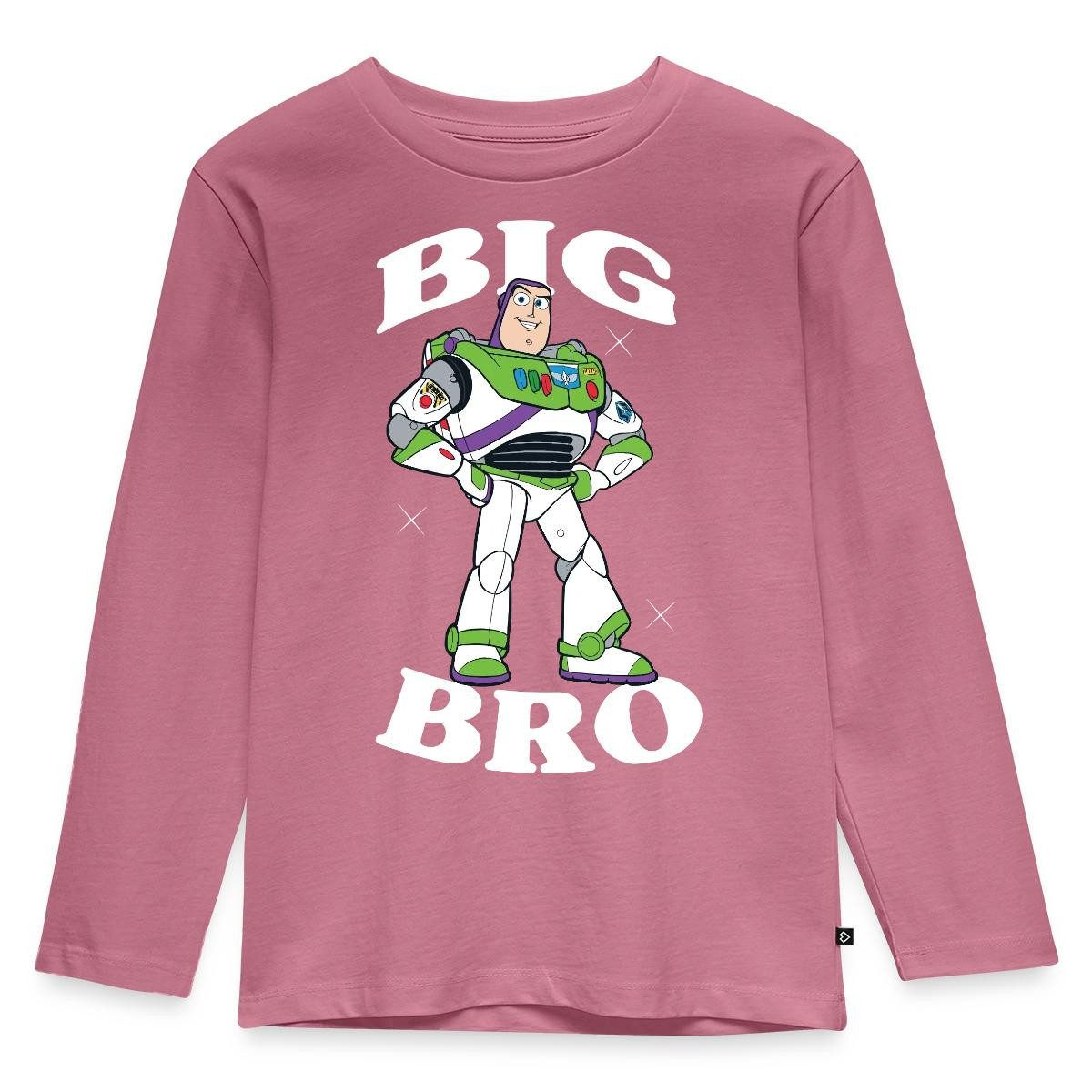 Spreadshirt T-Shirt Toy Story Buzz Lightyear Big Bro Kinder Premium Langarmshirt (1-tlg)