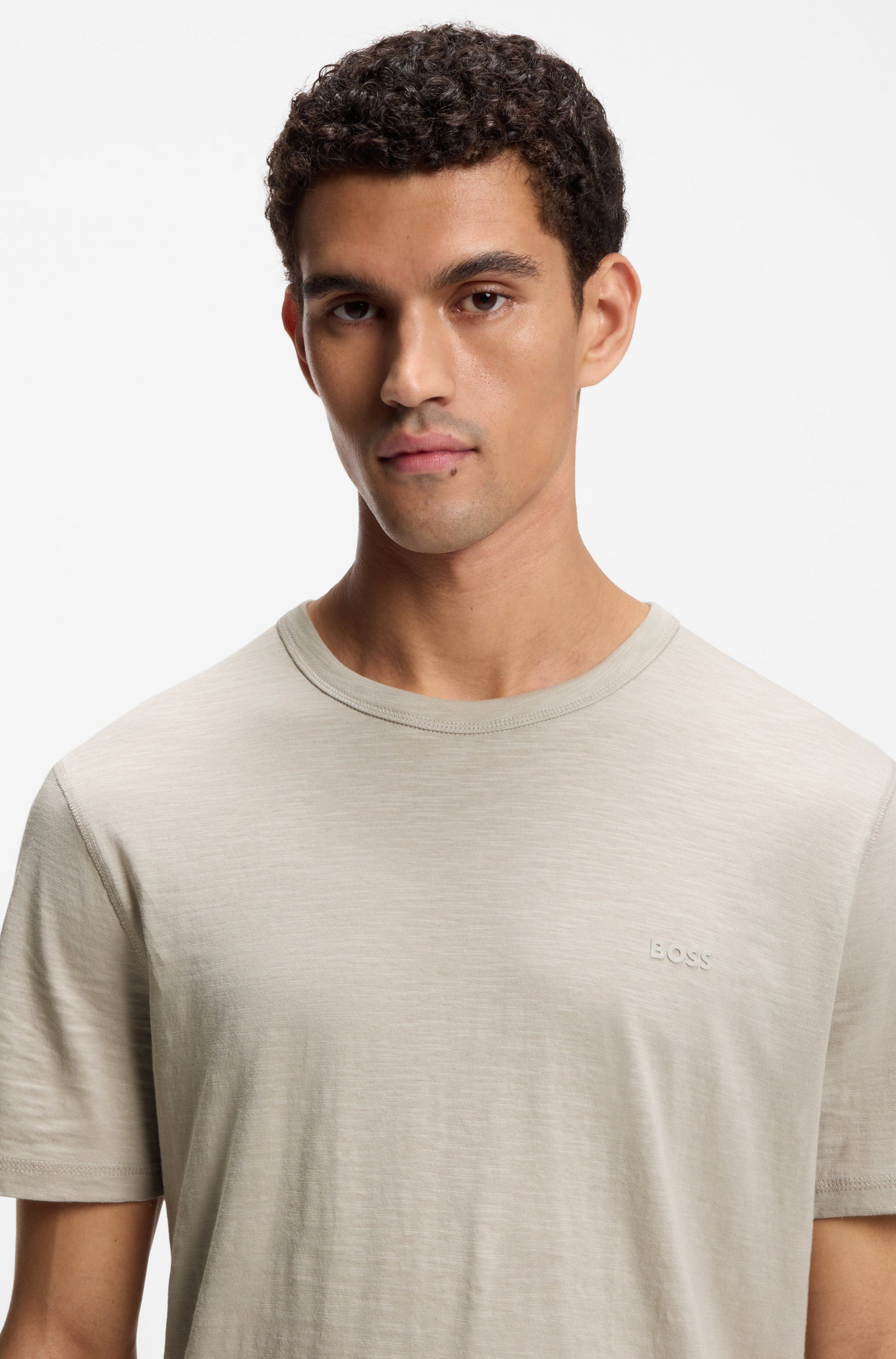 BOSS ORANGE T-Shirt Tegood Regular Fit 100% Baumwolle Logo on Chest Rundhals