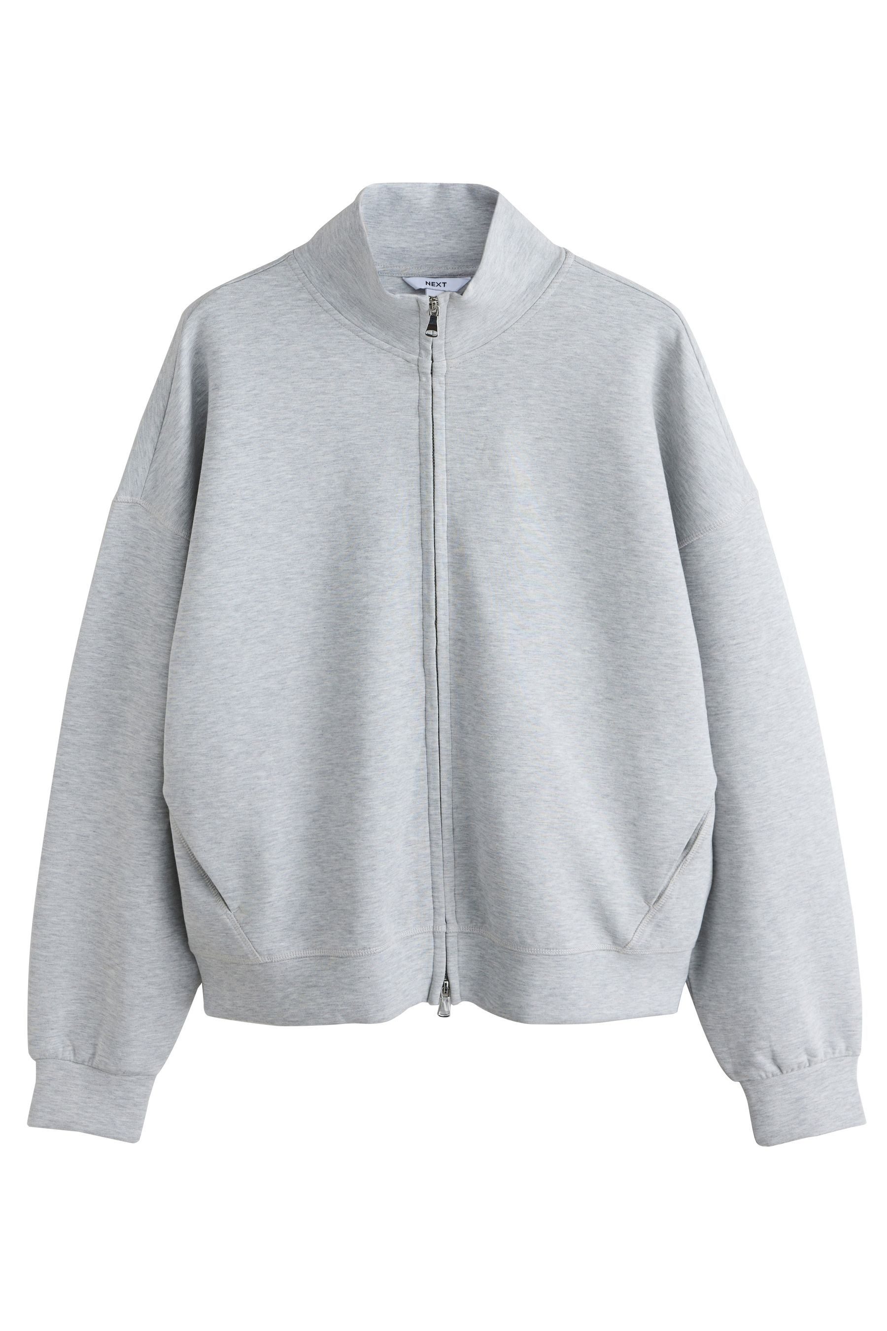 Next Sweatjacke Weiche Scuba-Jacke mit Reißverschluss (1-tlg)