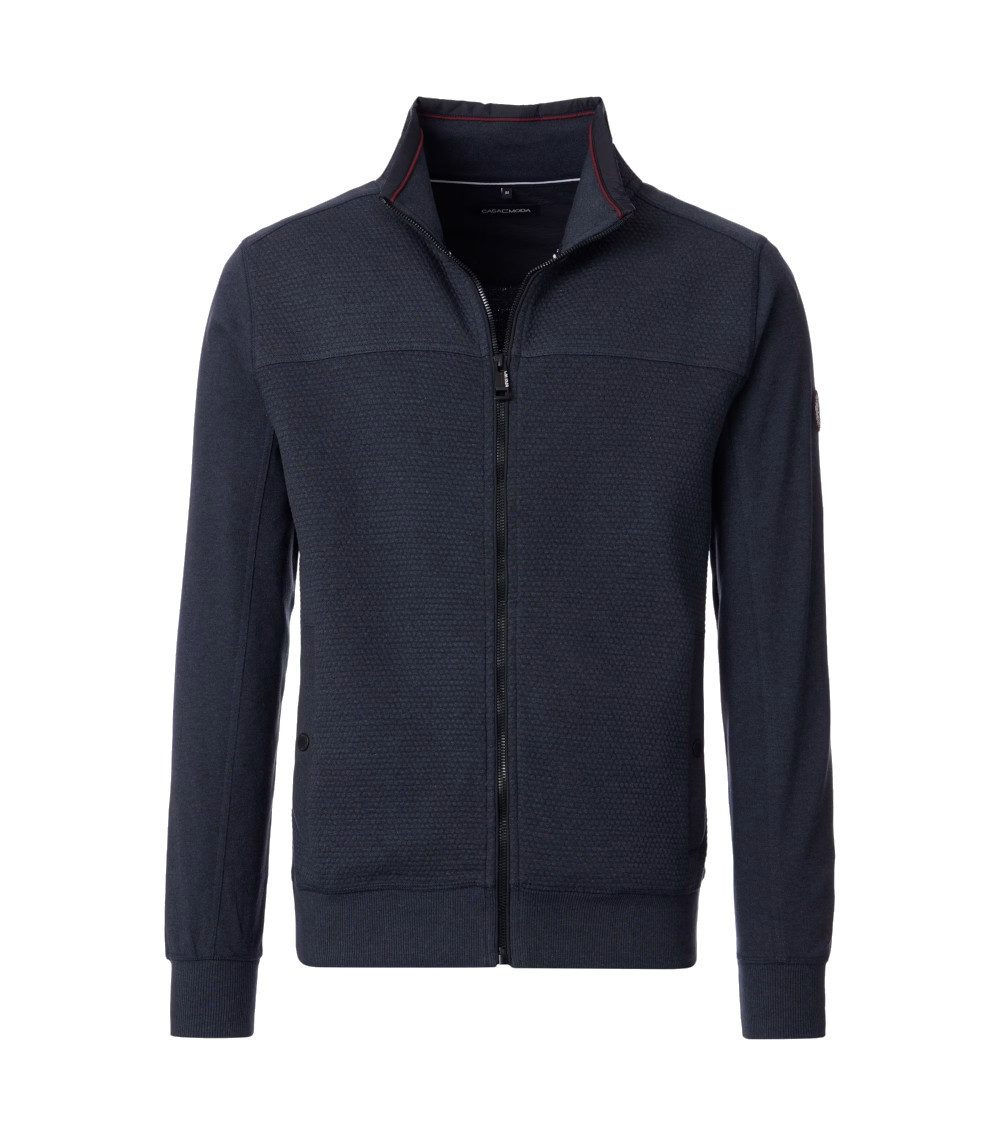 CASAMODA Sweatjacke Sweatjacke im Strickjacken-Stil
