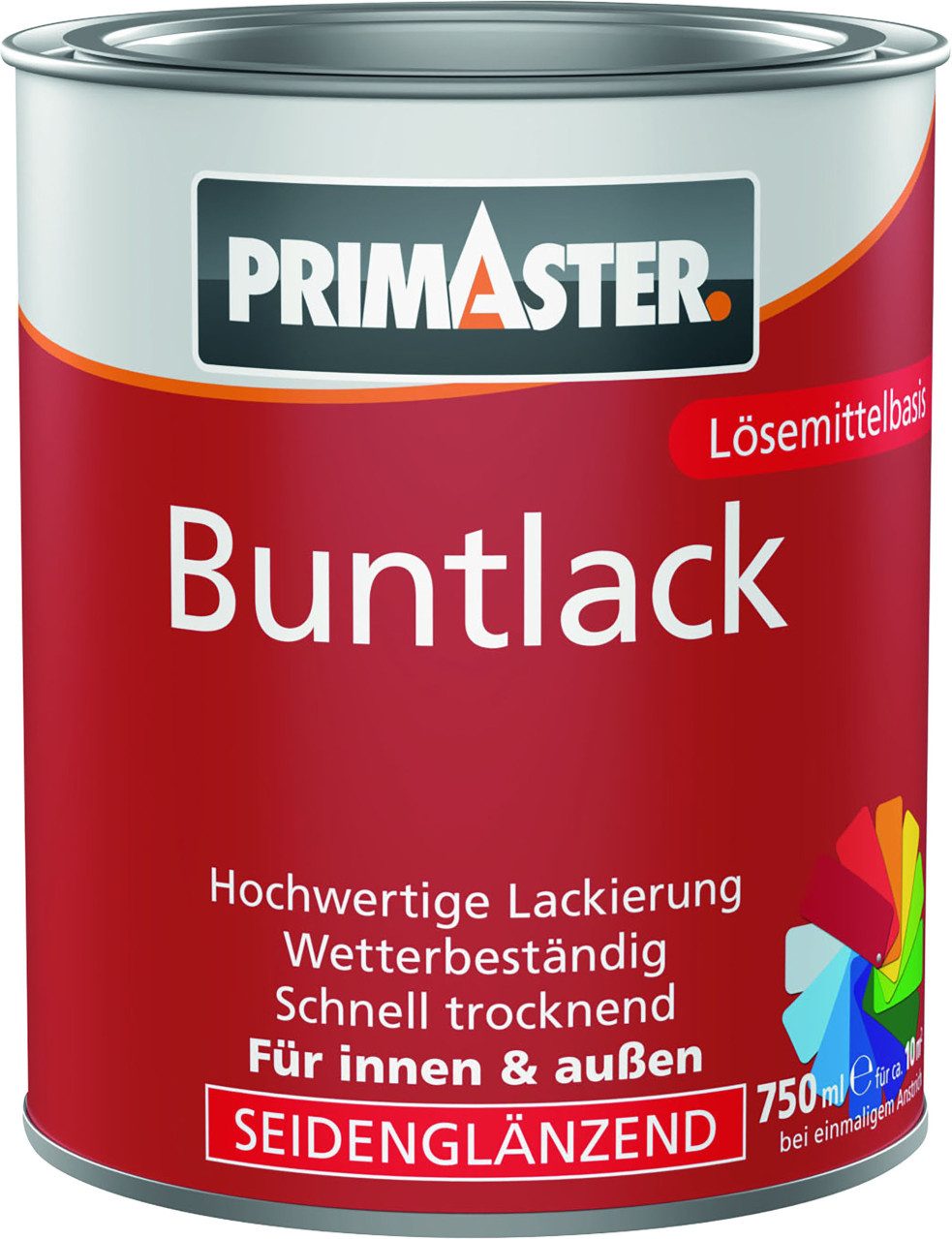 Primaster Acryl-Buntlack Primaster Buntlack 750 ml lichtgrau seidenmatt