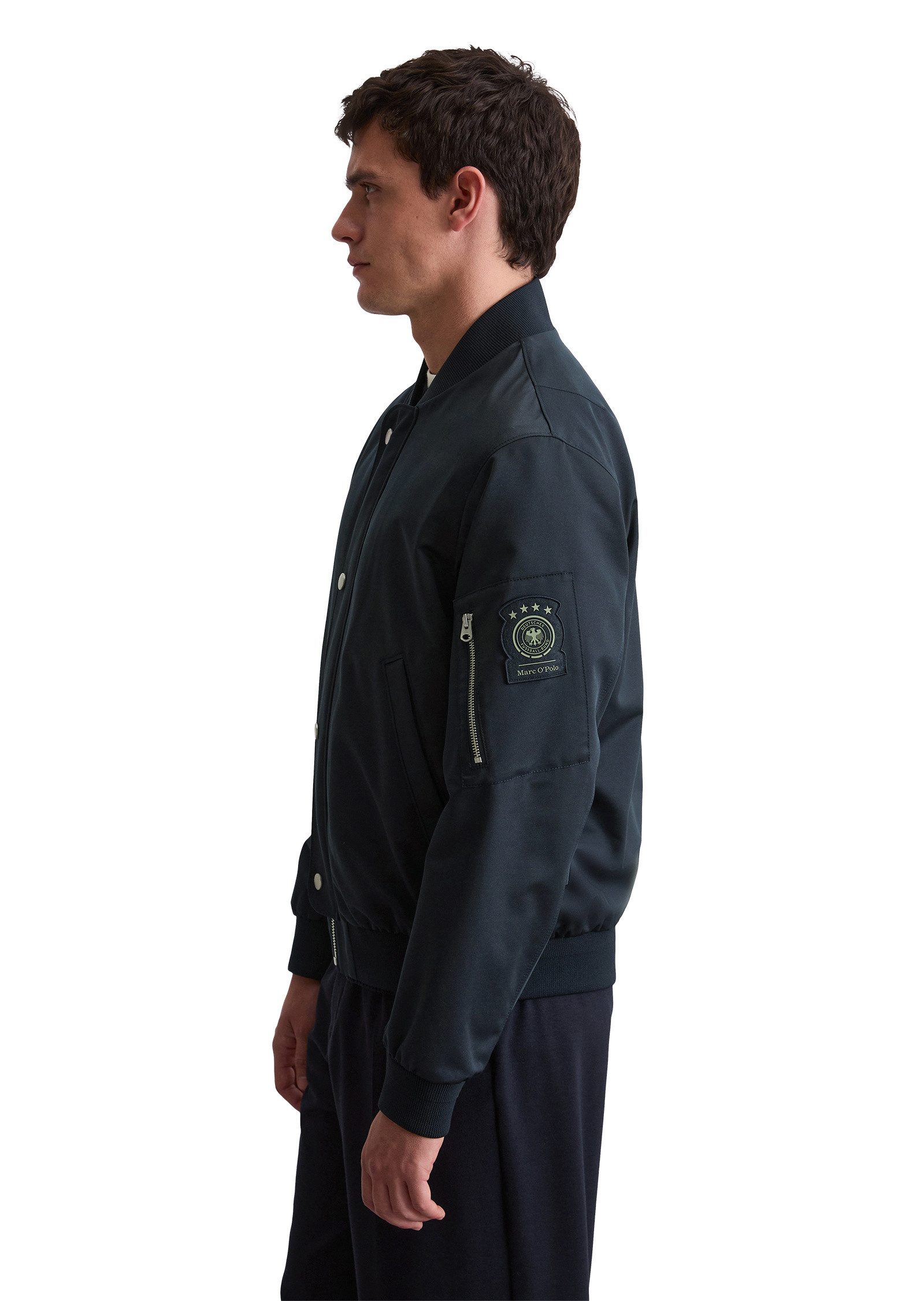Marc O'Polo Outdoorjacke aus wasserabweisendem Micro-Canvas