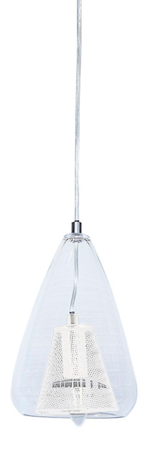 NOWA Hängeleuchte VERA, Leuchtmittel wechselbar, Weiße Hängeleuchte, ø 165mm, Höhe 1500mm, E14 1x40W