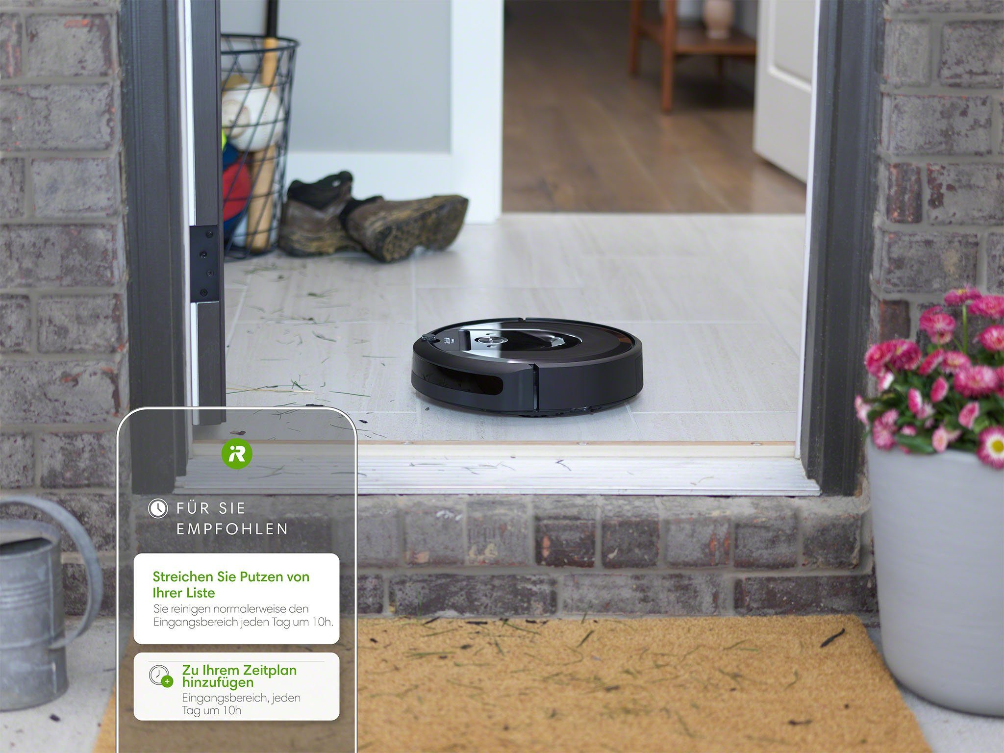 iRobot Saugroboter Beutel, i7+ Roomba Absaugstation Autom. (i7558), mit App-/Sprachsteuerung, Einzelraumkaritierung