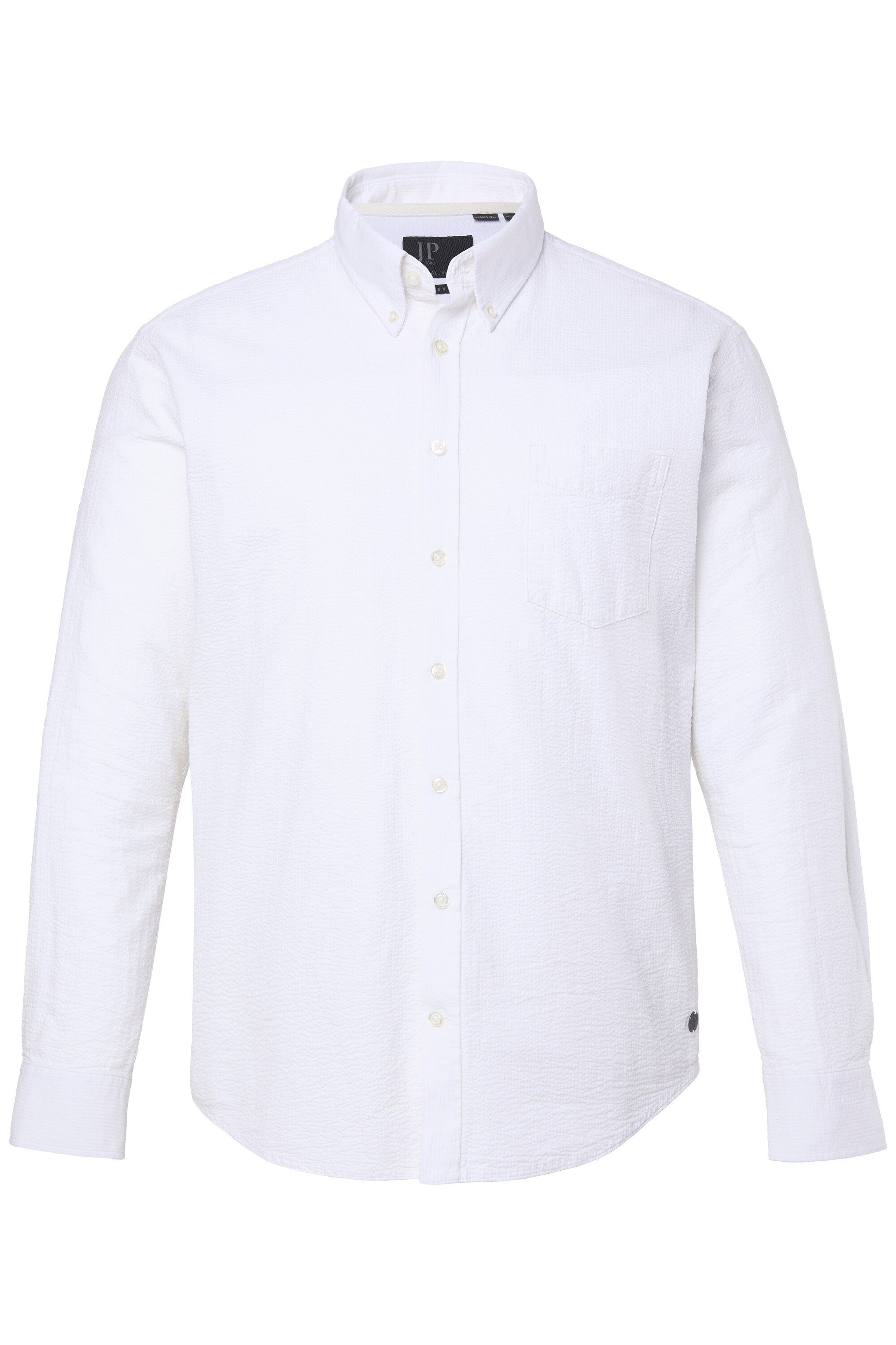 JP1880 Businesshemd Seersucker-Hemd Langarm Buttondown-Kragen günstig online kaufen