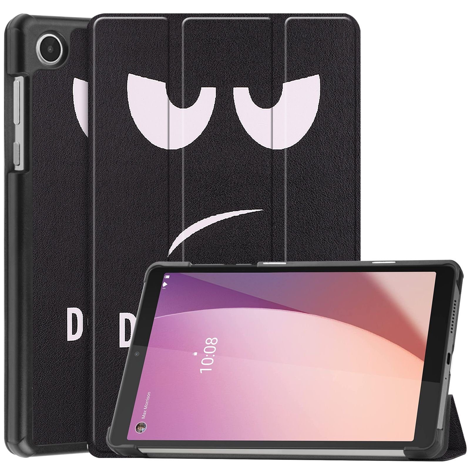 Lobwerk Tablet-Hülle Schutzhülle für Lenovo Tab M8 (4th Gen) TB-300FU 2023 Zoll, Wake & Sleep Funktion, Sturzdämpfung, Aufstellfunktion
