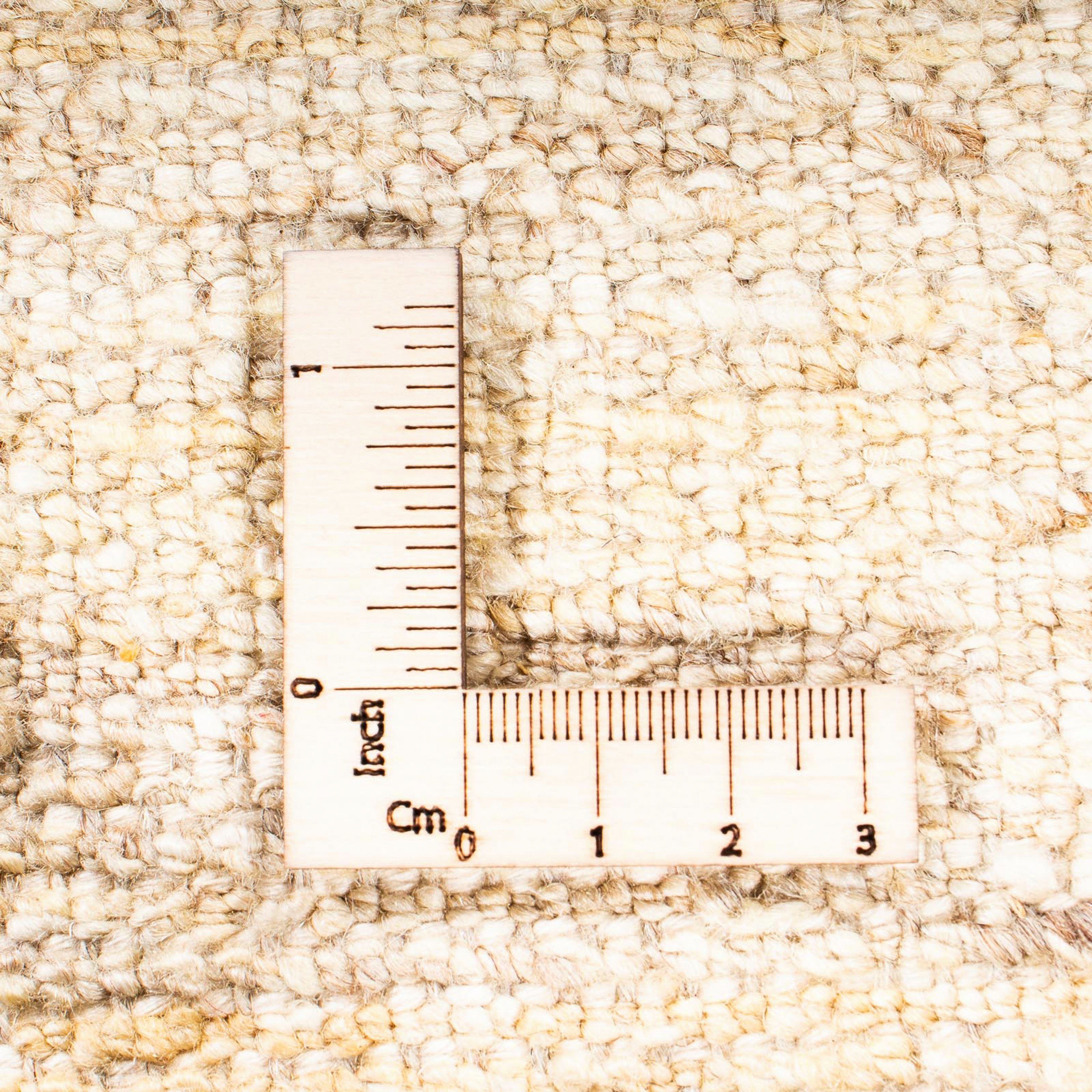 Wollteppich Gabbeh - Perser 108 Einzelstück 18 cm morgenland, x Höhe: rechteckig, Wohnzimmer, mm, - - Handgeknüpft, mit 149 hellbeige, Zertifikat