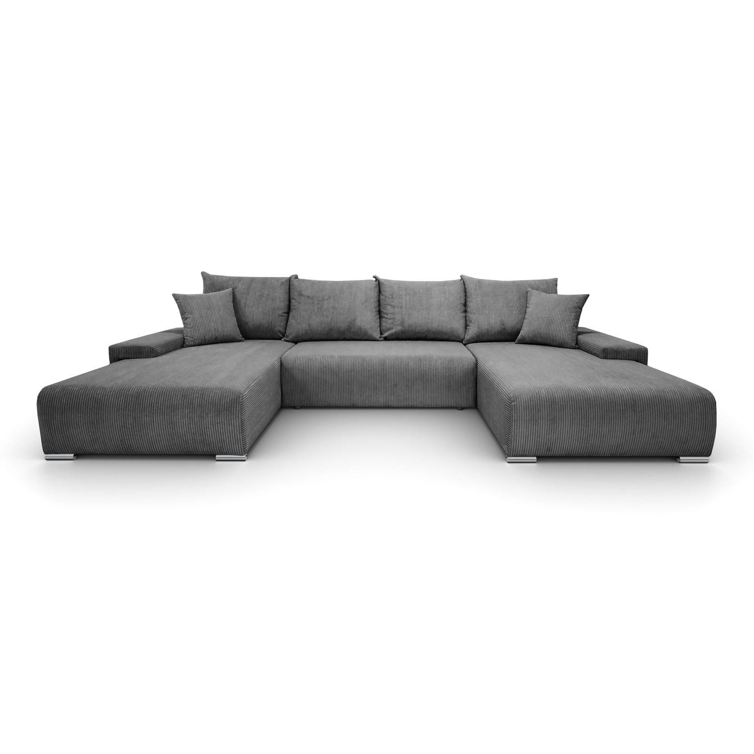 Lookway Wohnlandschaft LAVIO U – großes Ecksofa in U-Form, modernes Design, 348x188x93 cm