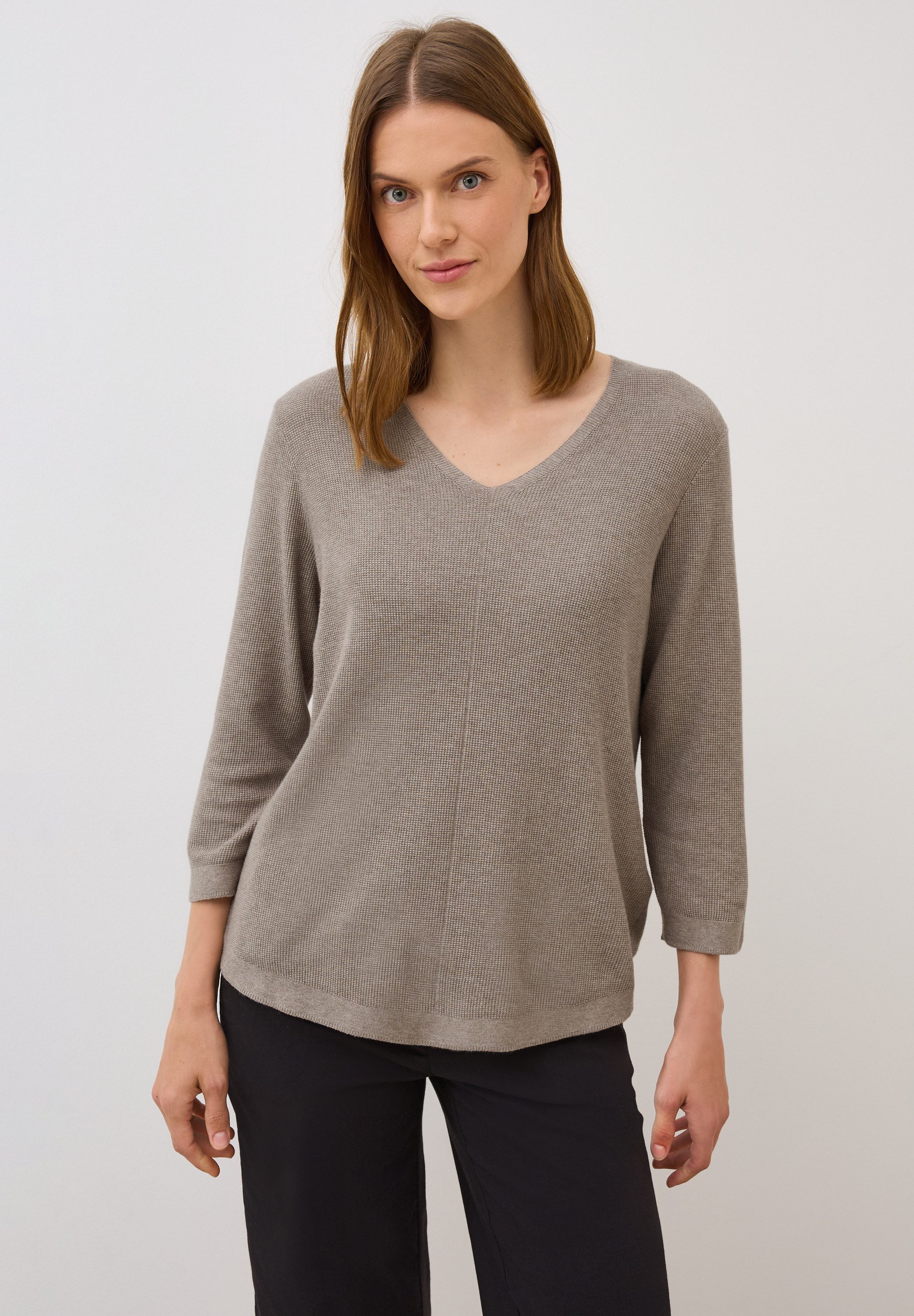CECIL Strickpullover mit V-Ausschnitt günstig online kaufen
