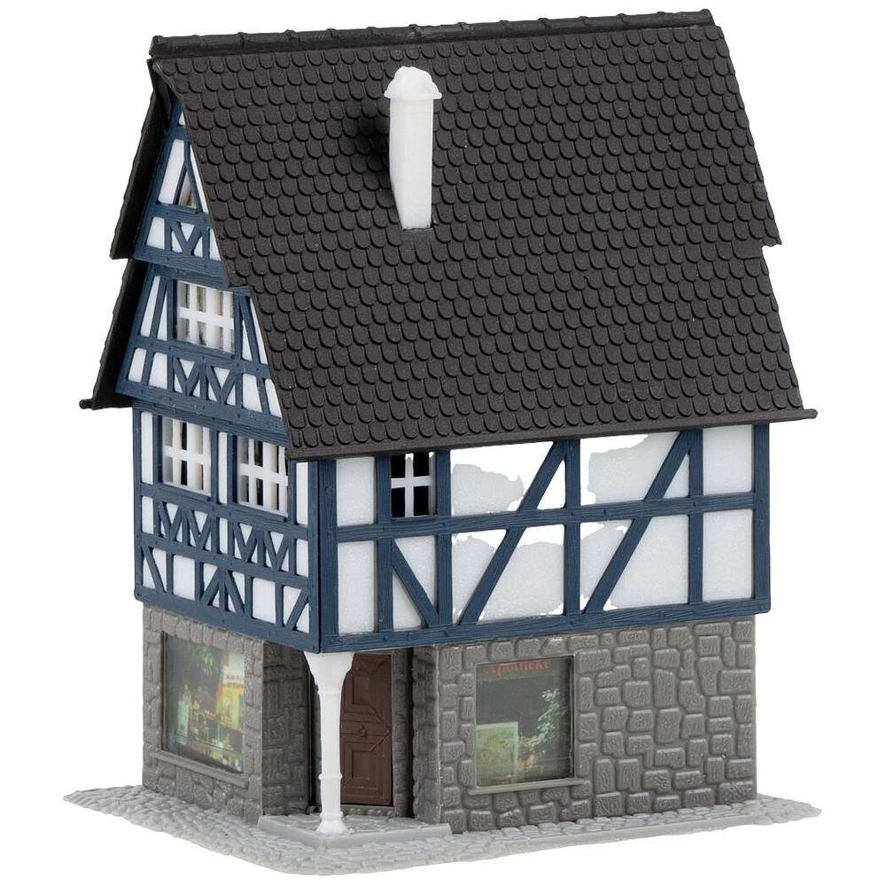 Modelleisenbahn-Gebäude N Fachwerkhaus mit Apotheke