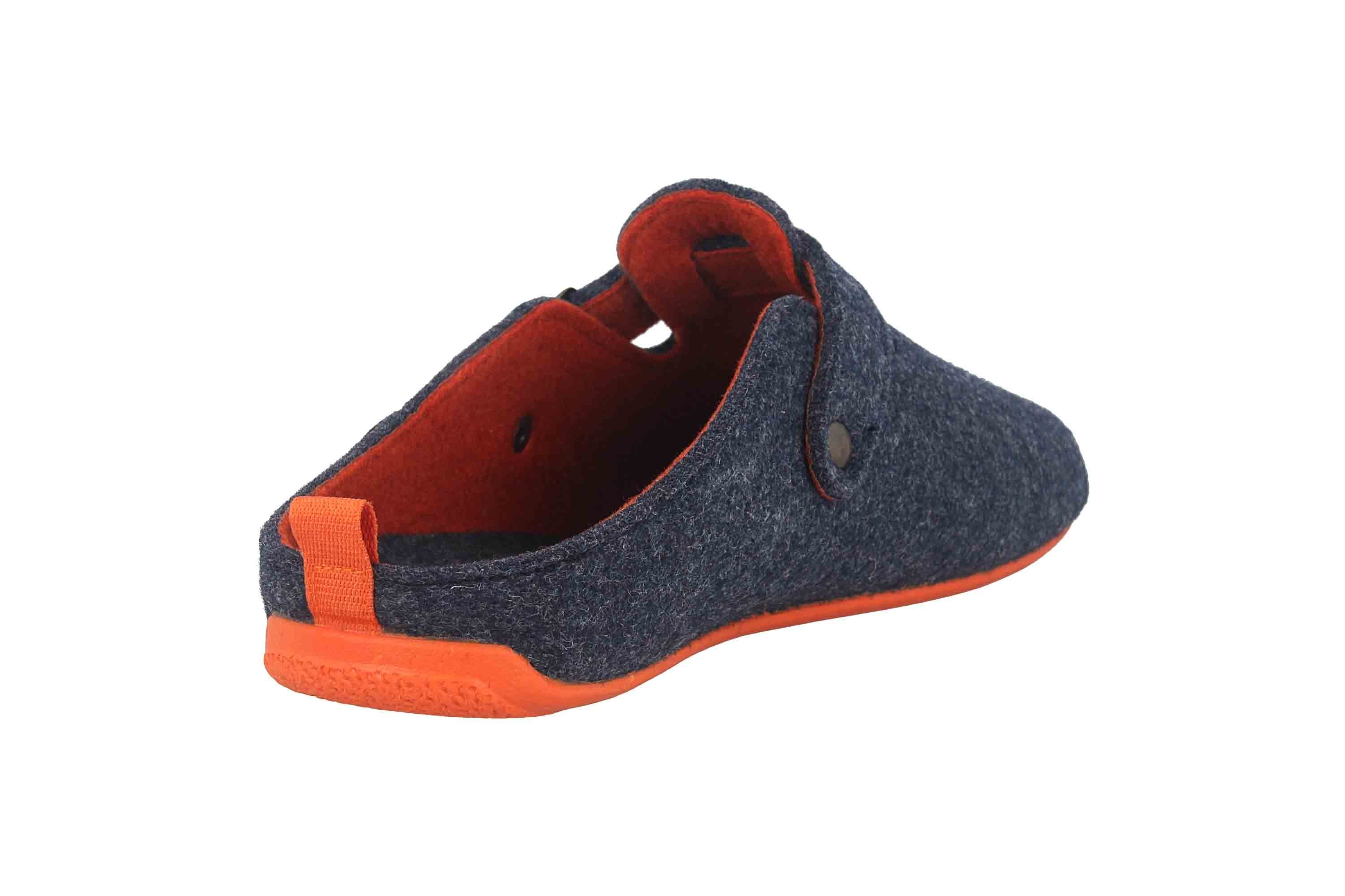 Andres Machado Val Blue Orange/ Damen Hausschuh