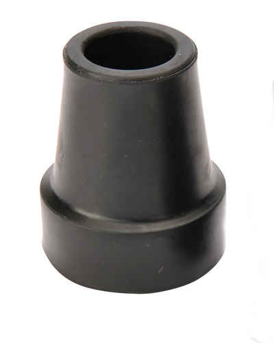 Stockshop Gehstock Ersatzgummipuffer (16mm schwarz) für Metall-Stöcke SCHLANK (Innendurch