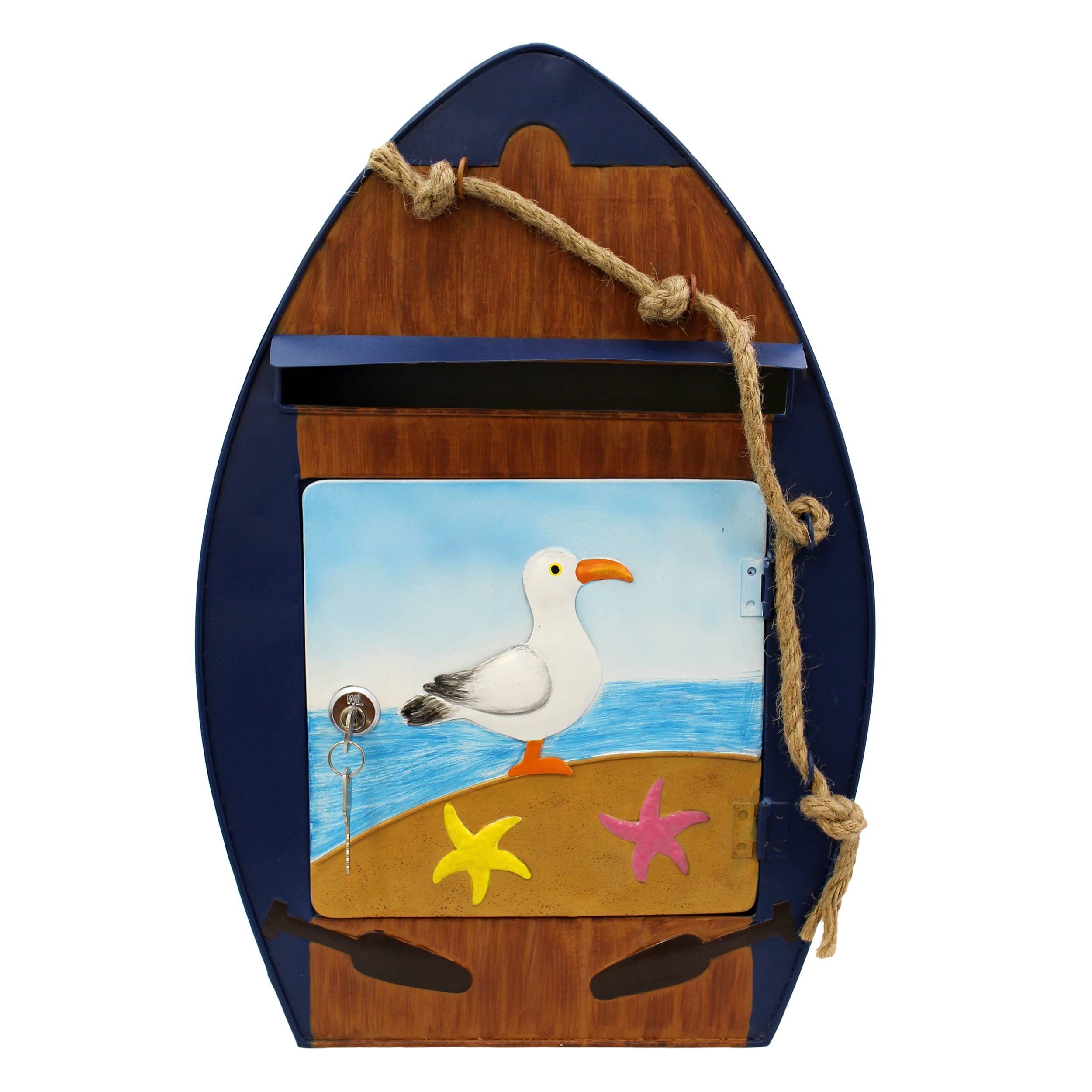 Gall&Zick Wandbriefkasten Briefkasten mit Zeitungsrolle aus Metall Handbema günstig online kaufen