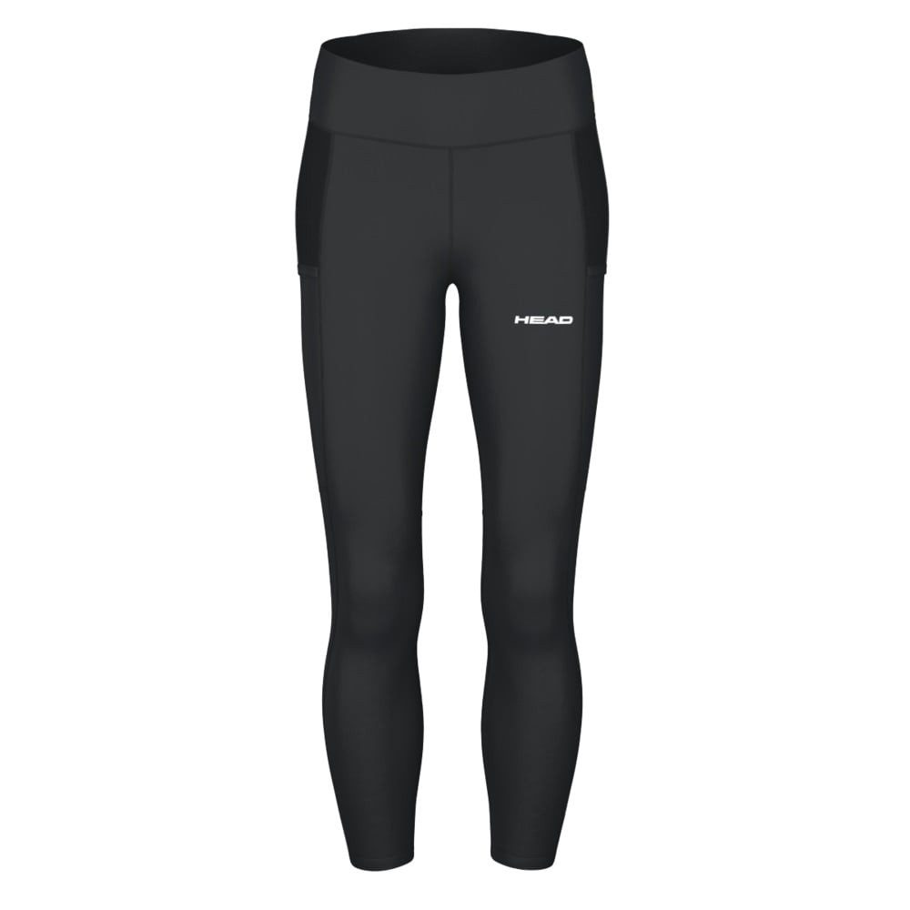 Head Sporthose Tennishose Tech Tight (hoher Bund, elastisches Material) lang schwarz