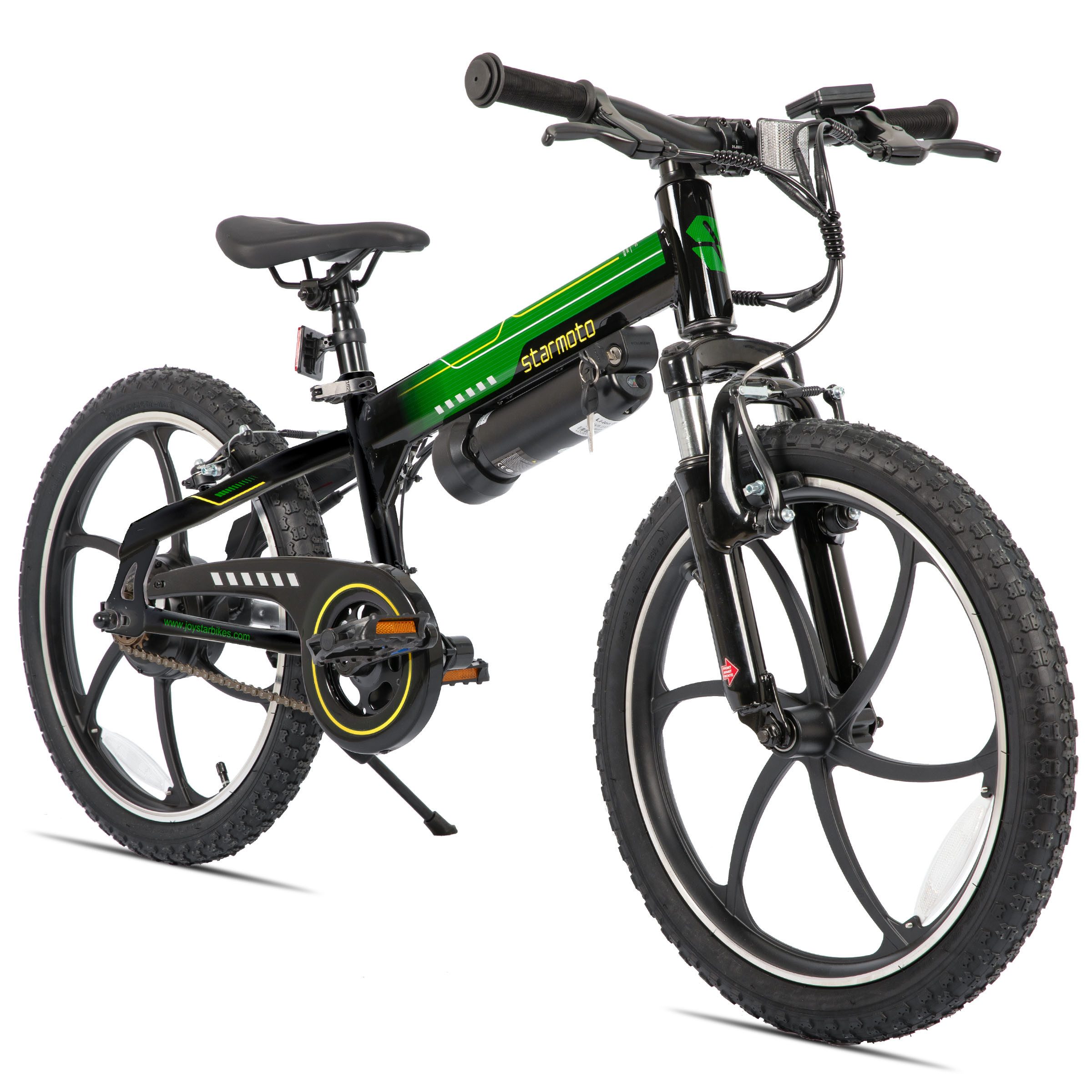 HILAND E-Bike Kinder E-Bike 20 Zoll 2 Fahrmodi Einrohrrahmen für Alltag & Freizeit