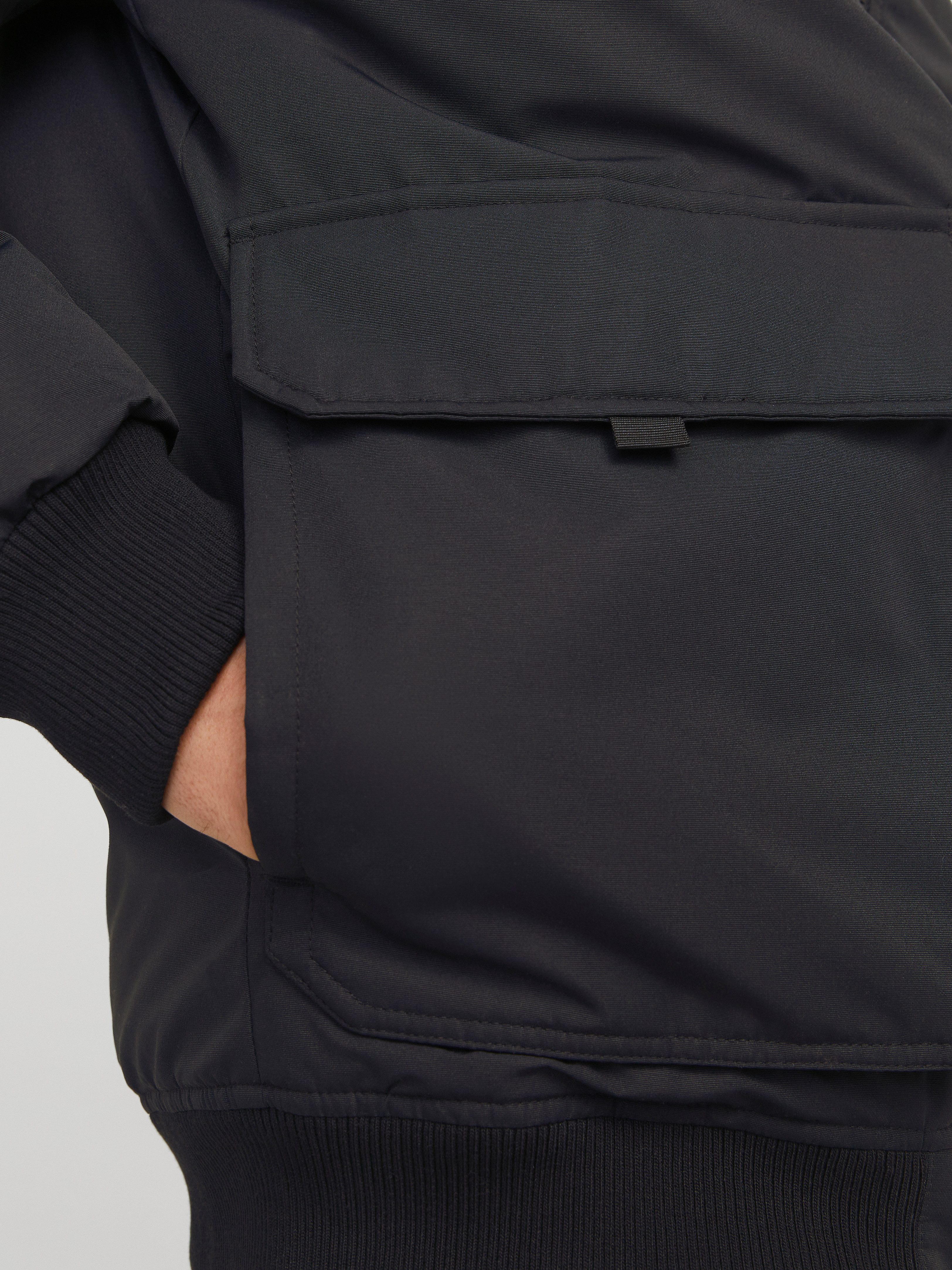Jack & Jones Bomberjacke JJCONSTRUCT BOMBER mit glänzender Oberfläche