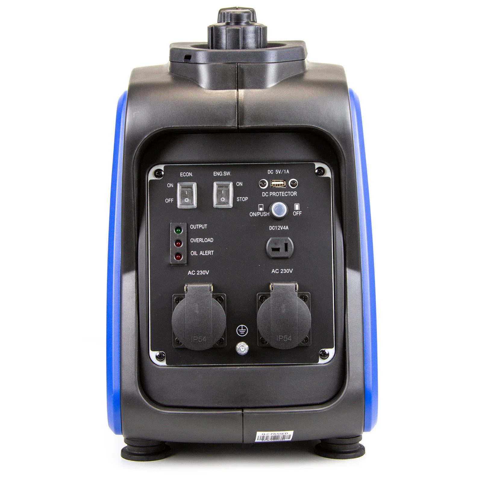 Paket.ag Stromerzeuger 2,3kW- XYG2600I – Benzin-Stromgenerator mit USB & Notstromaggregat, (1-tlg., 2,3 kW), Benzin-Generator mit 2,3 kW Nennleistung