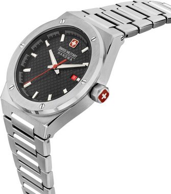 Swiss Military Hanowa Quarzuhr SIDEWINDER, SMWGH2101604, Armbanduhr, Herrenuhr, Schweizer Uhr, Swiss Made, Datum, Saphirglas