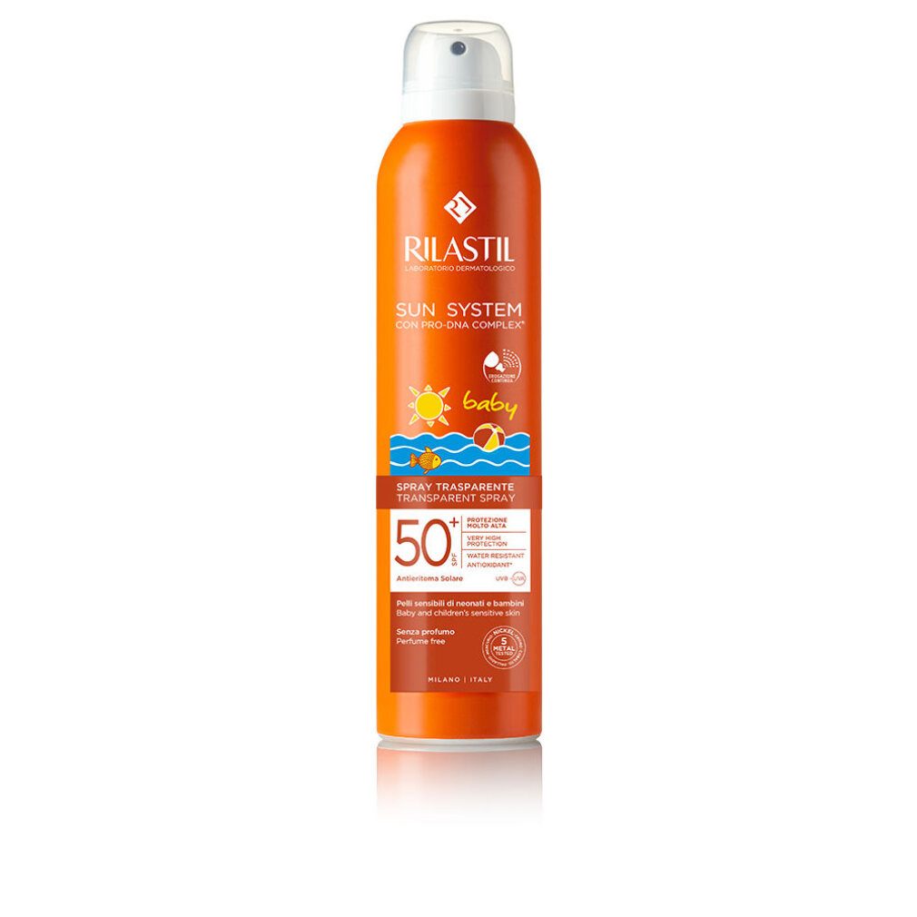 Rilastil Sonnenschutzcreme Sun System Baby Spray Transparent Spf 50