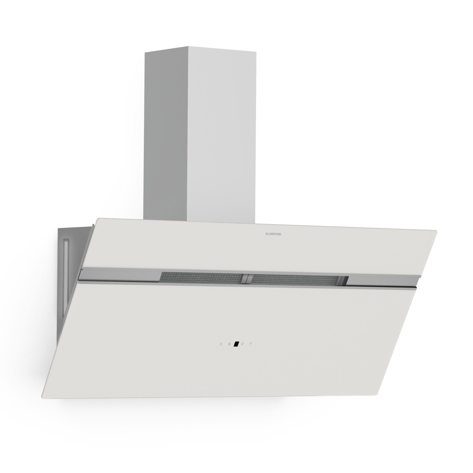 Klarstein Deckenhaube Alina Alina, kopffrei Dunstabzugshaube Umluft Abluft LED Touch App 90cm