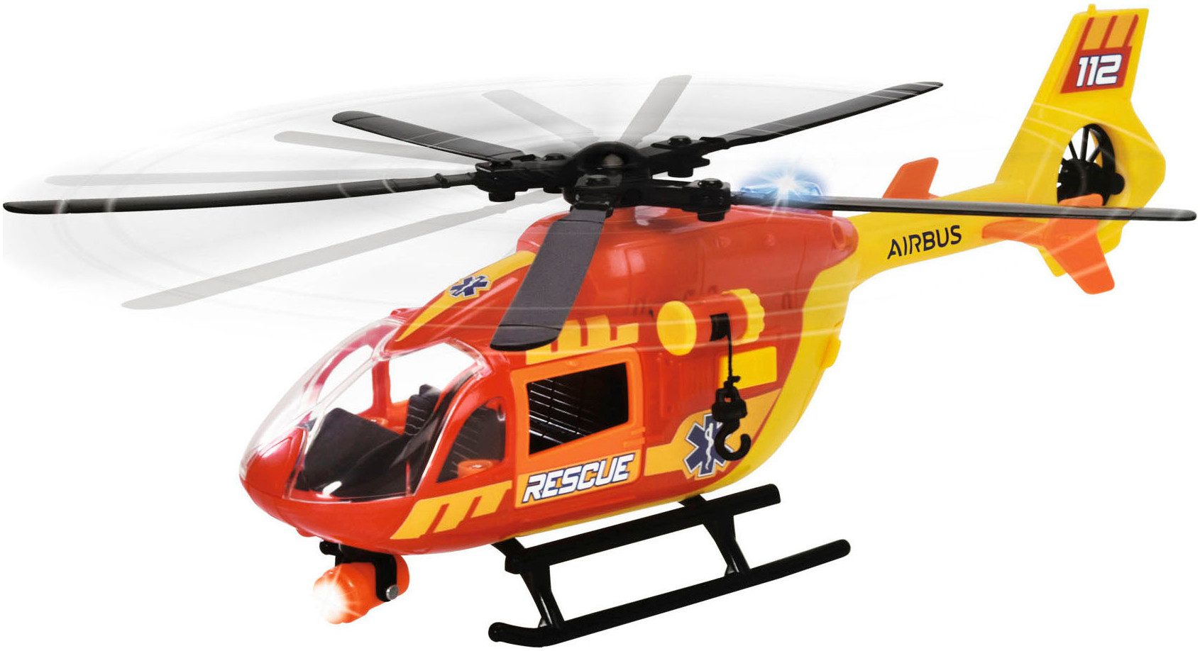Dickie Toys Spielzeug-Hubschrauber Ambulance Helicopter, mit Licht und Soun günstig online kaufen