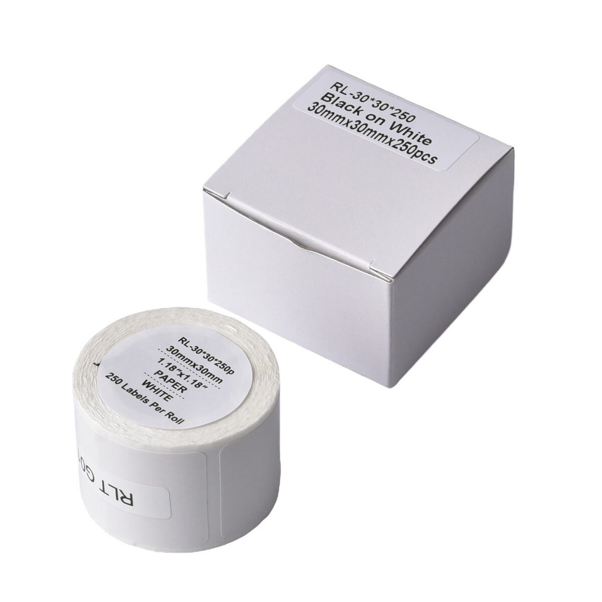 G&G Etiketten Thermoetiketten für GG-AT 50EW 30x30mm weiß