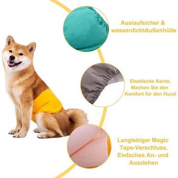 Welikera Hundewindel 3 Stück Pet Physiological Pants,Hündinnen und Rüden, Umweltfreundlich