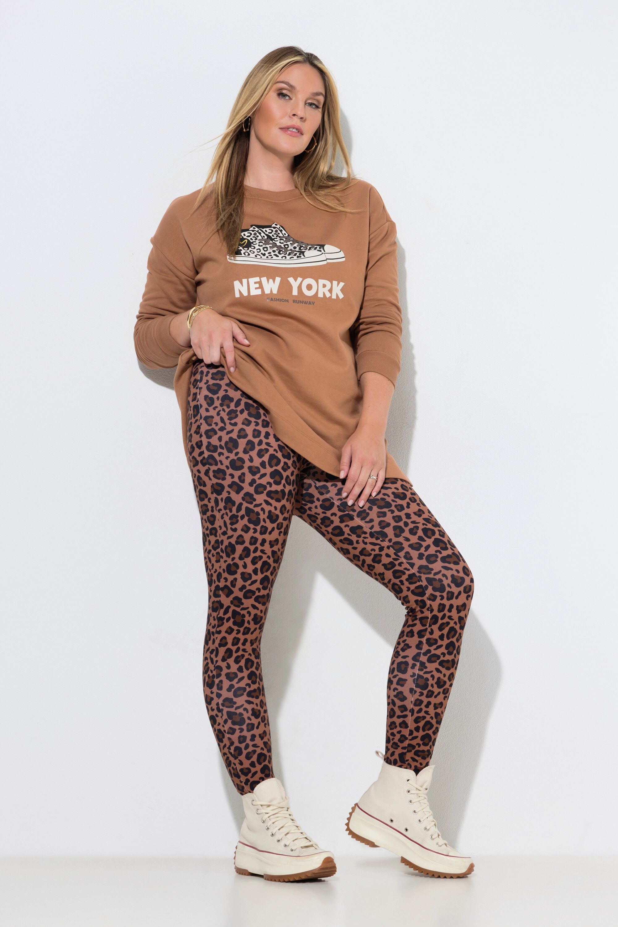 MIAMODA Leggings Leggings Tight Fit Leo