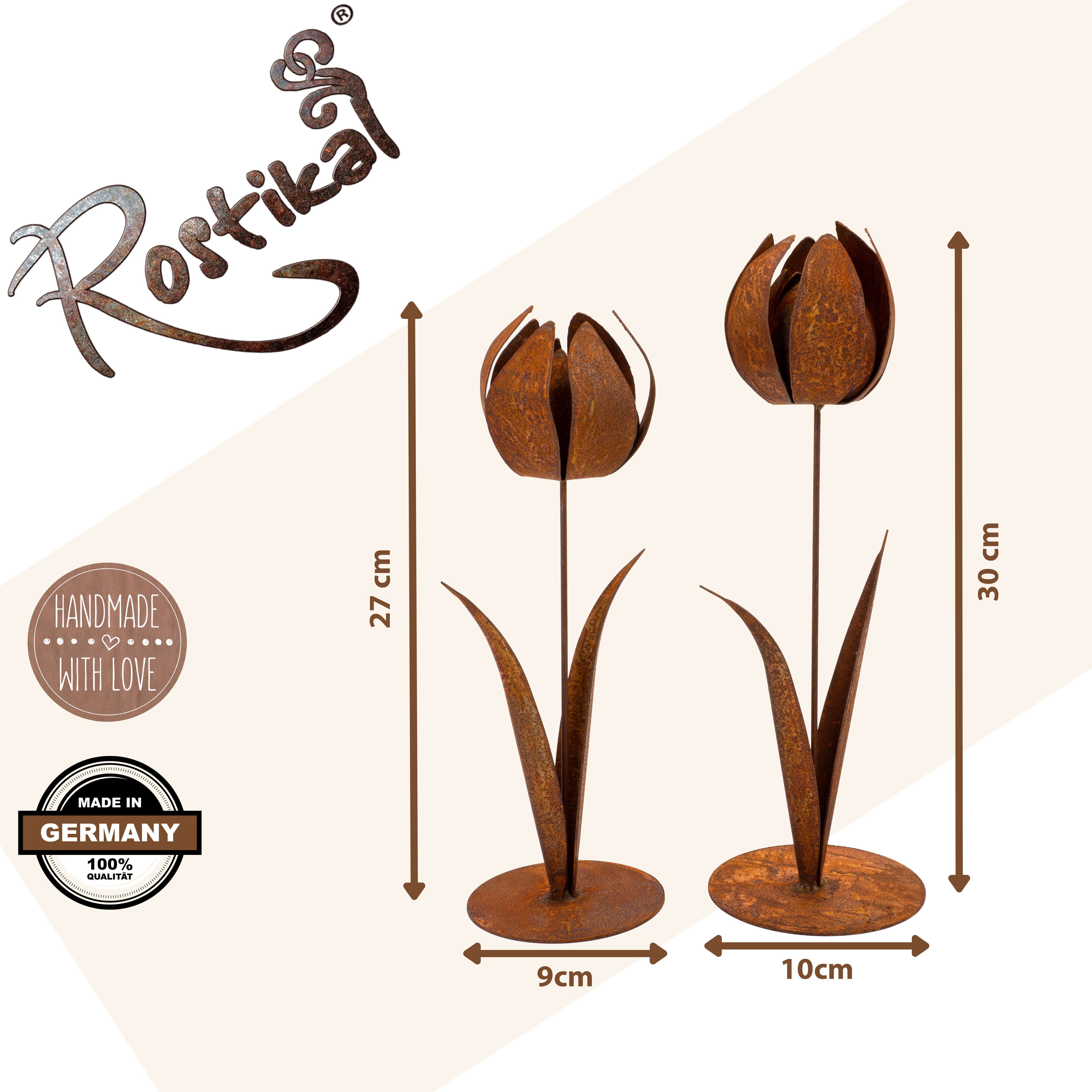 Rostikal Dekofigur Rost Deko Blumen Gartendeko, günstig online kaufen