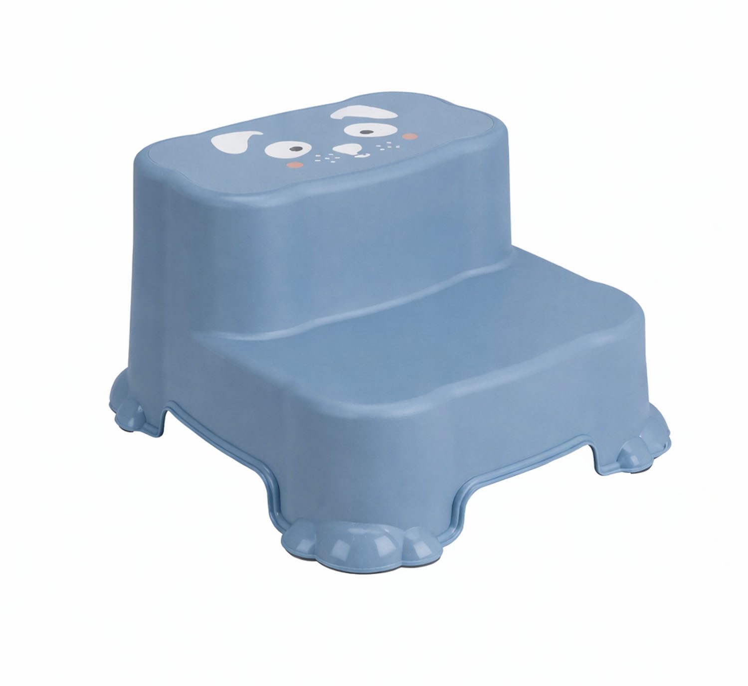 Mojawo Fußhocker Kinder Tritthocker Trittstufe Hocker Kunststoff Blau rutschfest